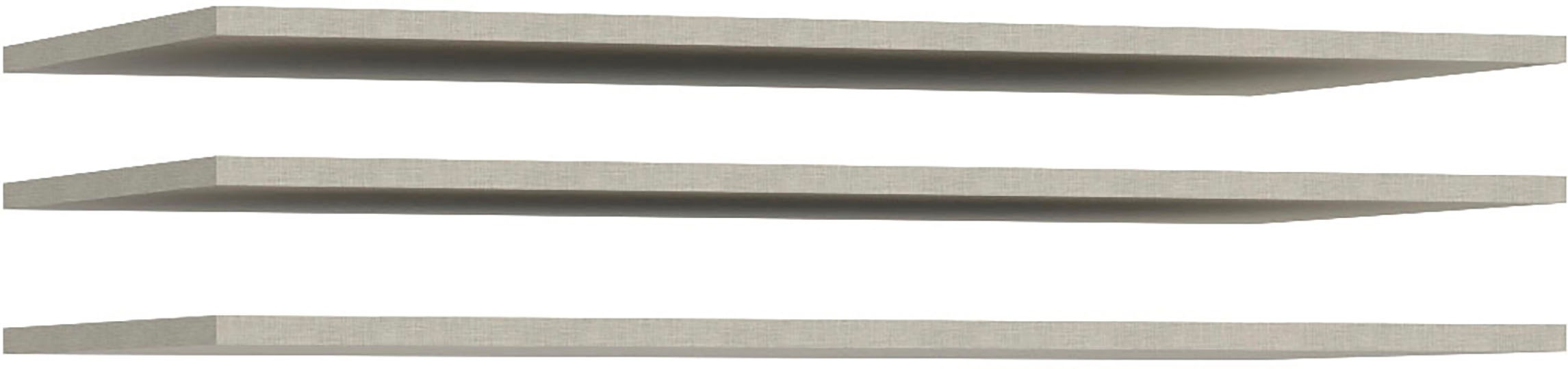 Einlegeboden FORTE, B:76,7cm H:42cm T:1,5cm, grau, Einlegeböden, 3er Set Einlegeboden, variable Positionierung, Textilstruktur