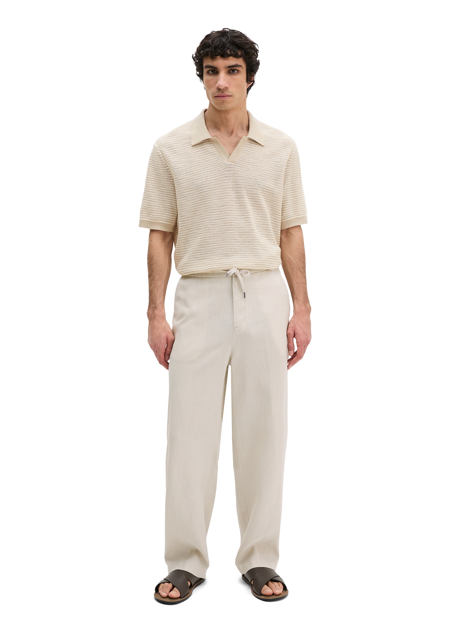 Marc O'Polo Chinohose »aus feinem Leinen«