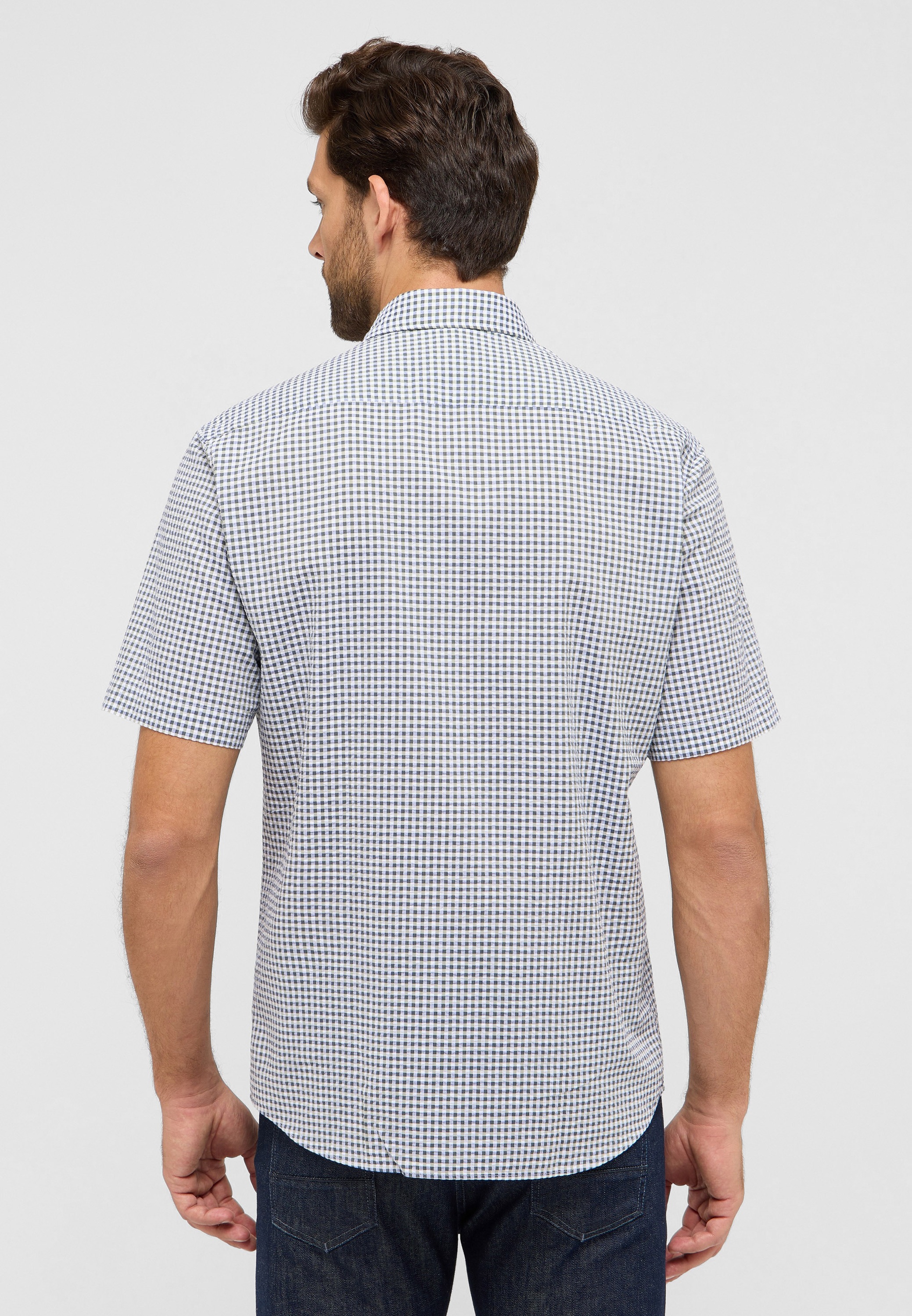 Eterna Kurzarmhemd "MODERN FIT", EASY IRON (bügelleicht) günstig online kaufen