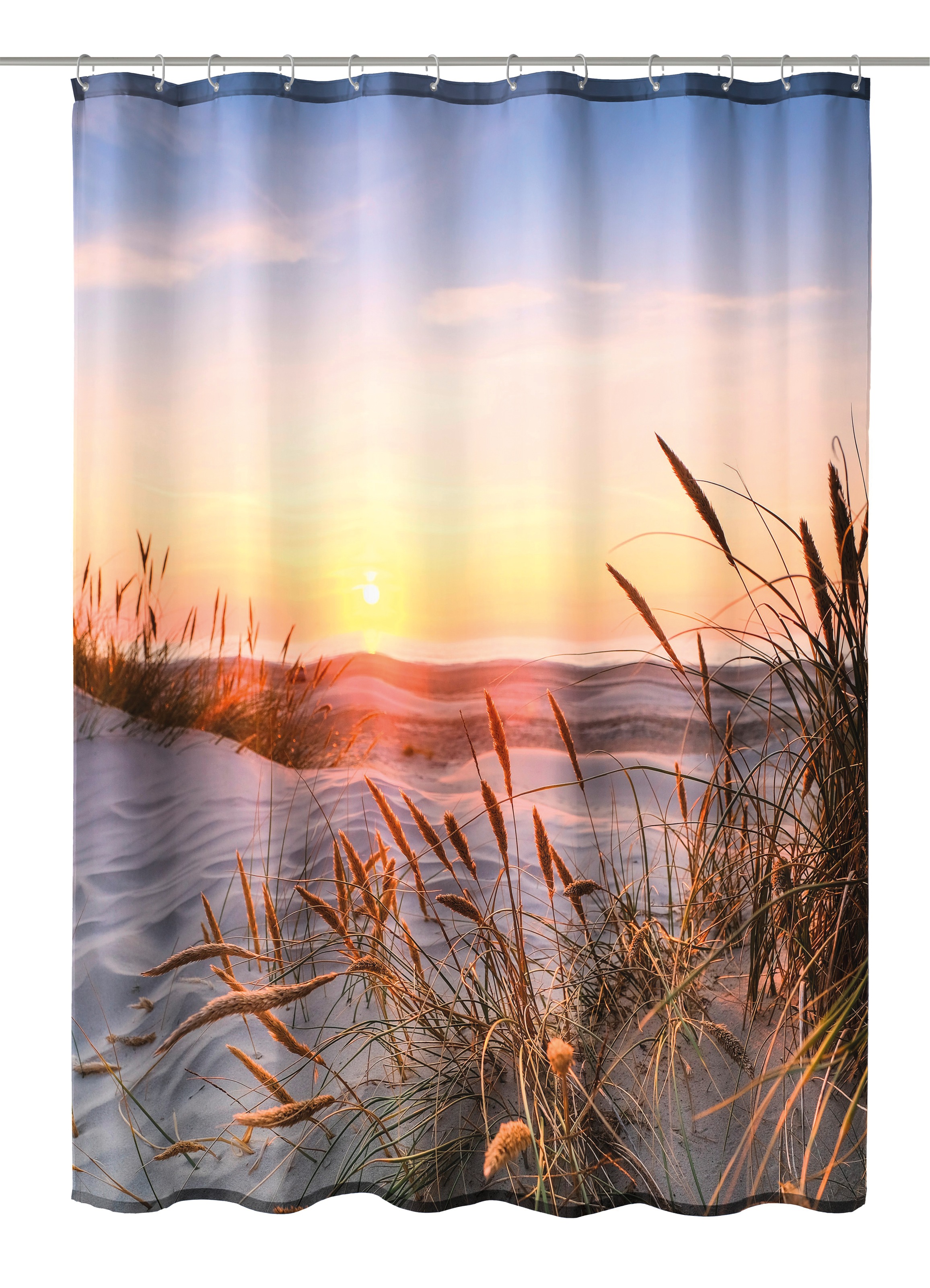 Kleine Wolke Duschvorhang "Juist" Breite 180 cm Set günstig online kaufen