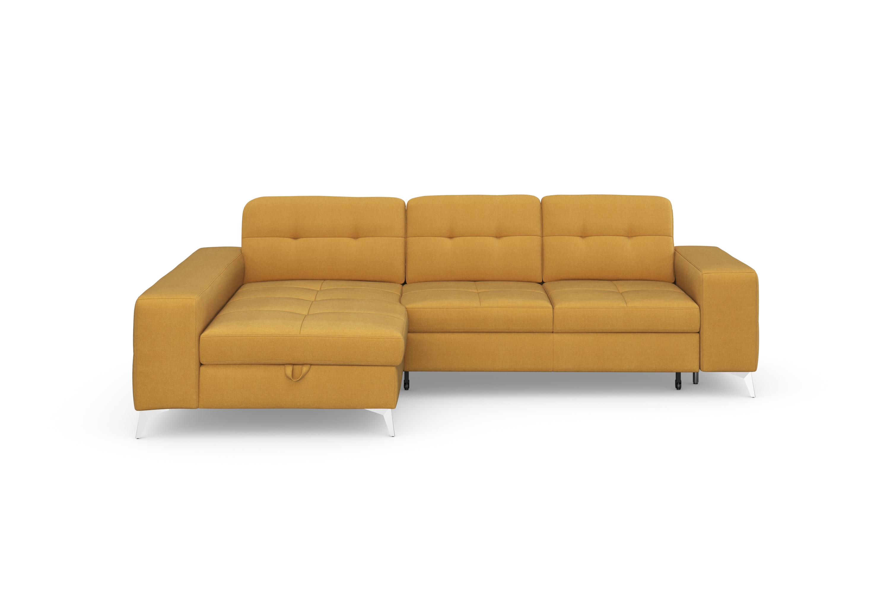 sit&more Ecksofa "Baviene L-Form" inklusive Sitztiefenverstellung & Federkern, optional Schlaffunktion