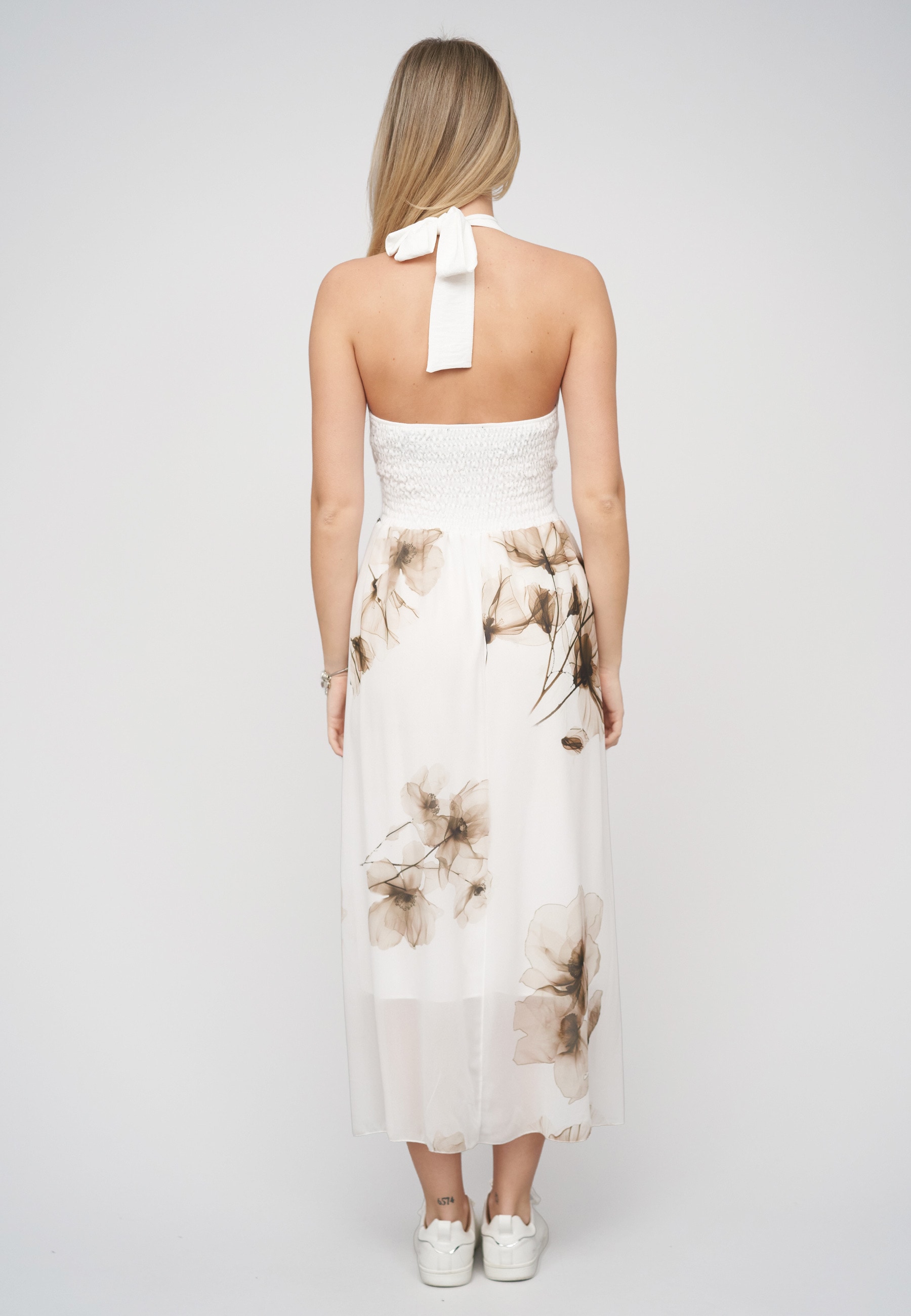 CLOUD 5IVE A-Linien-Kleid »CLOUD 5IVE Neckholder Maxi Dress« 1 tlg.