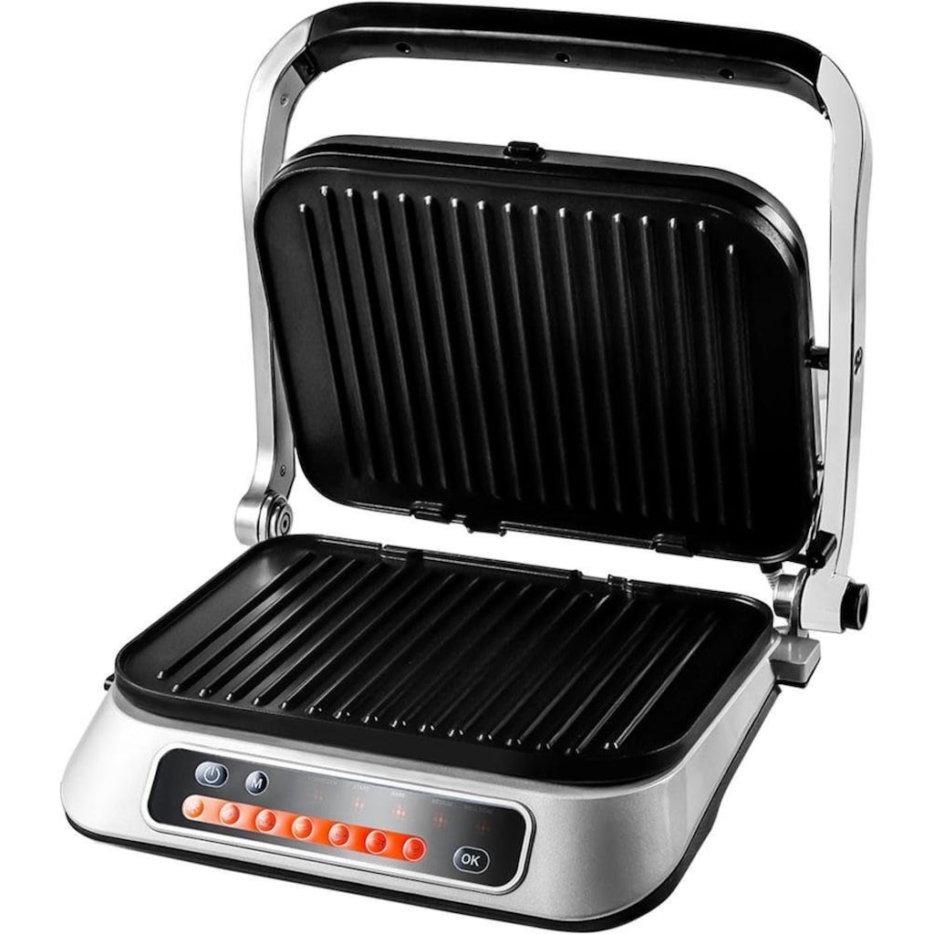 Hanseatic Kontaktgrill »83347967«, 2100 W, 7 voreingestellte Grillprogrammen, Lichtindikator