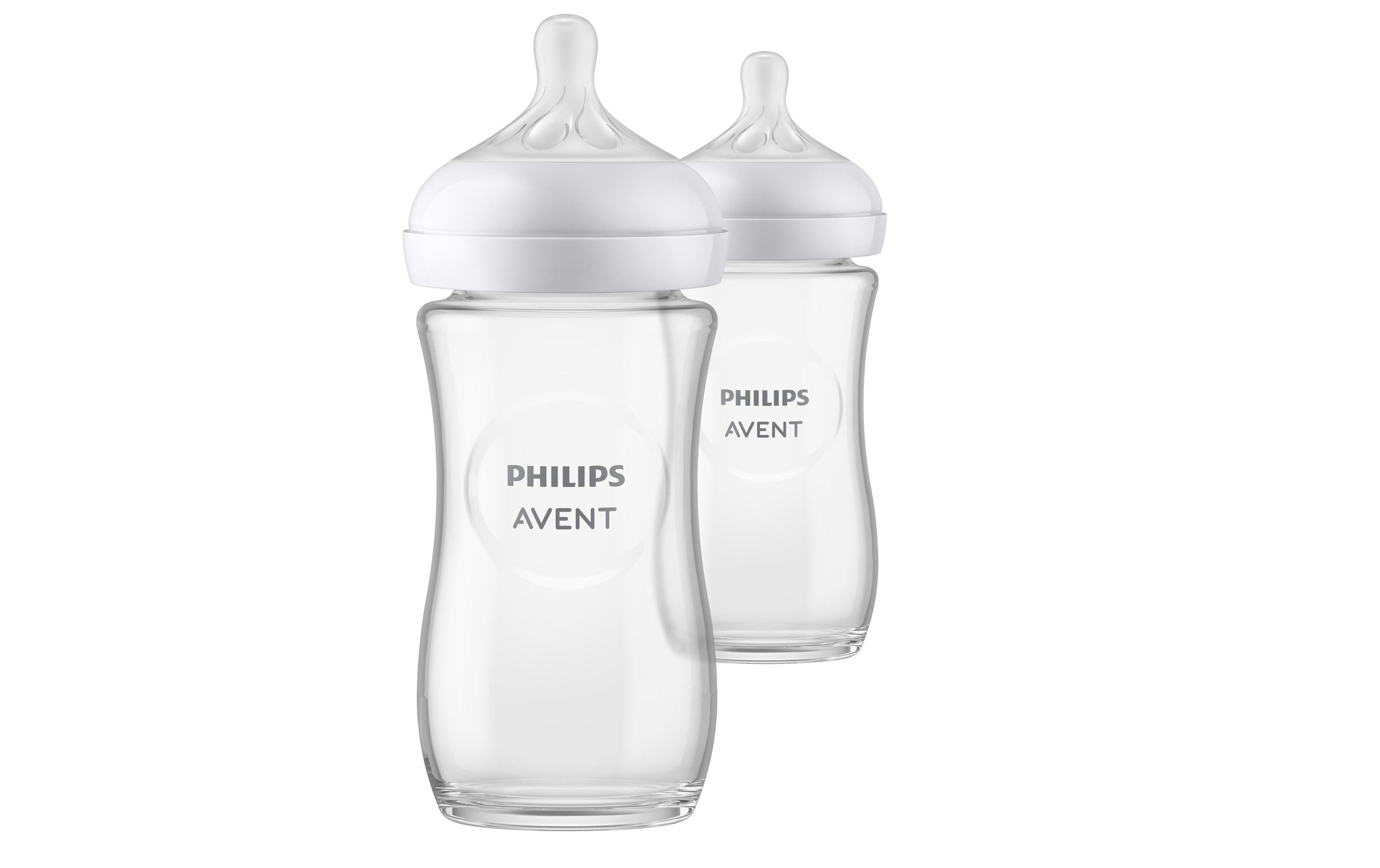 Avent Natural Response 2x Glas Baby Flasche 240ml Trinkflaschen Set 3 - 6 Monate - Image 8
