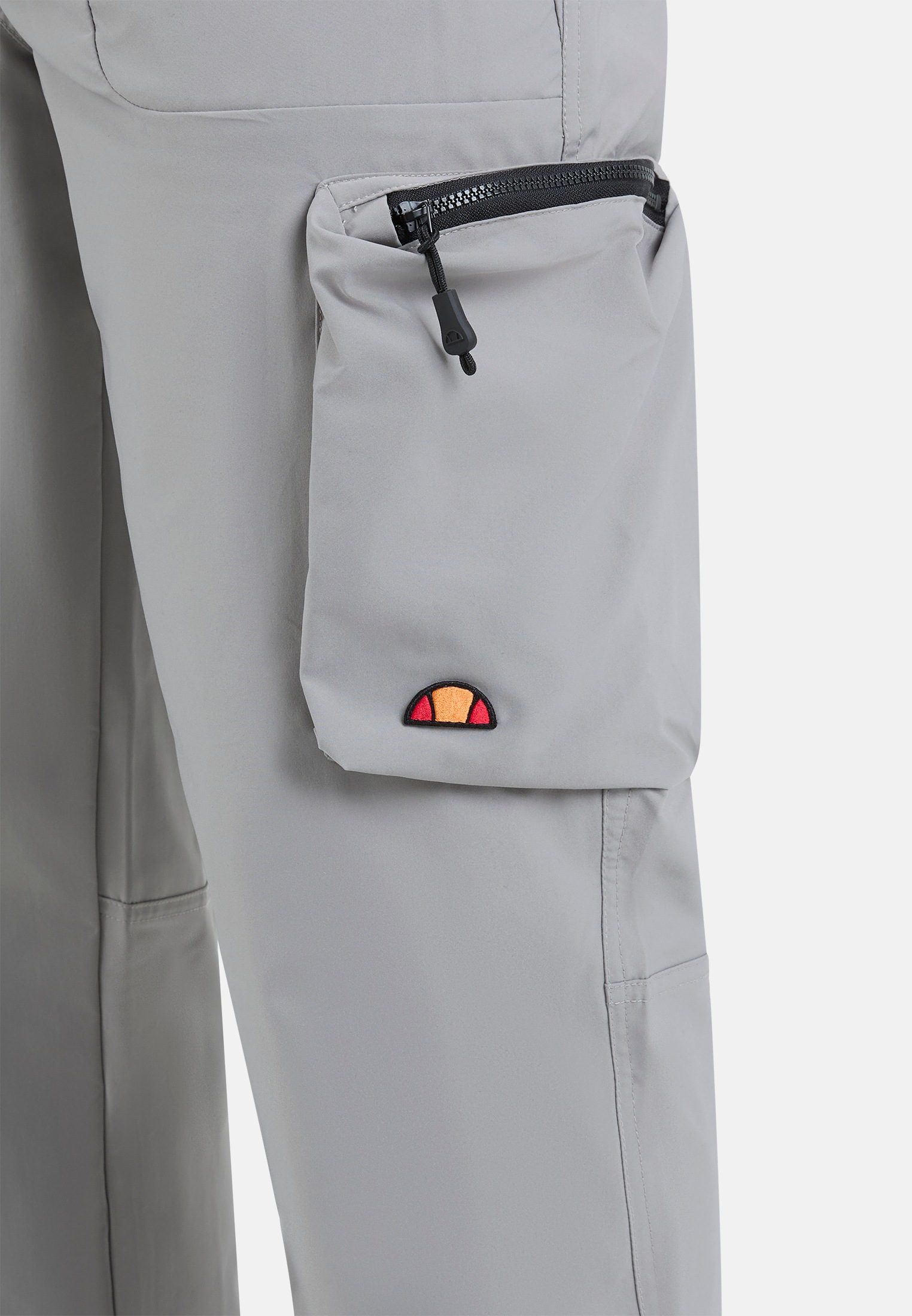 Cargohose ELLESSE "SQUADRON CARGO PANT", Herren, Gr. S, N-Gr, taupe, Web, Obermaterial: 100% Polyester, Hosen Cargohose 3