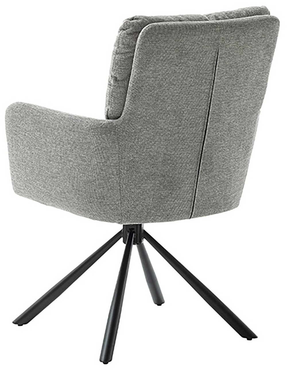 MCA furniture Esszimmerstuhl, Chenilleoptik, (2er-Set), drehbar 180°, Taschenfederkern, Sitzhöhe ca. 50 cm