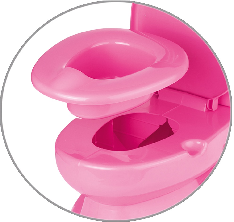 »Baby kaufen Potty, pädagogoisches Töpfchen BabyGo Toilettentrainer pink«, BAUR |