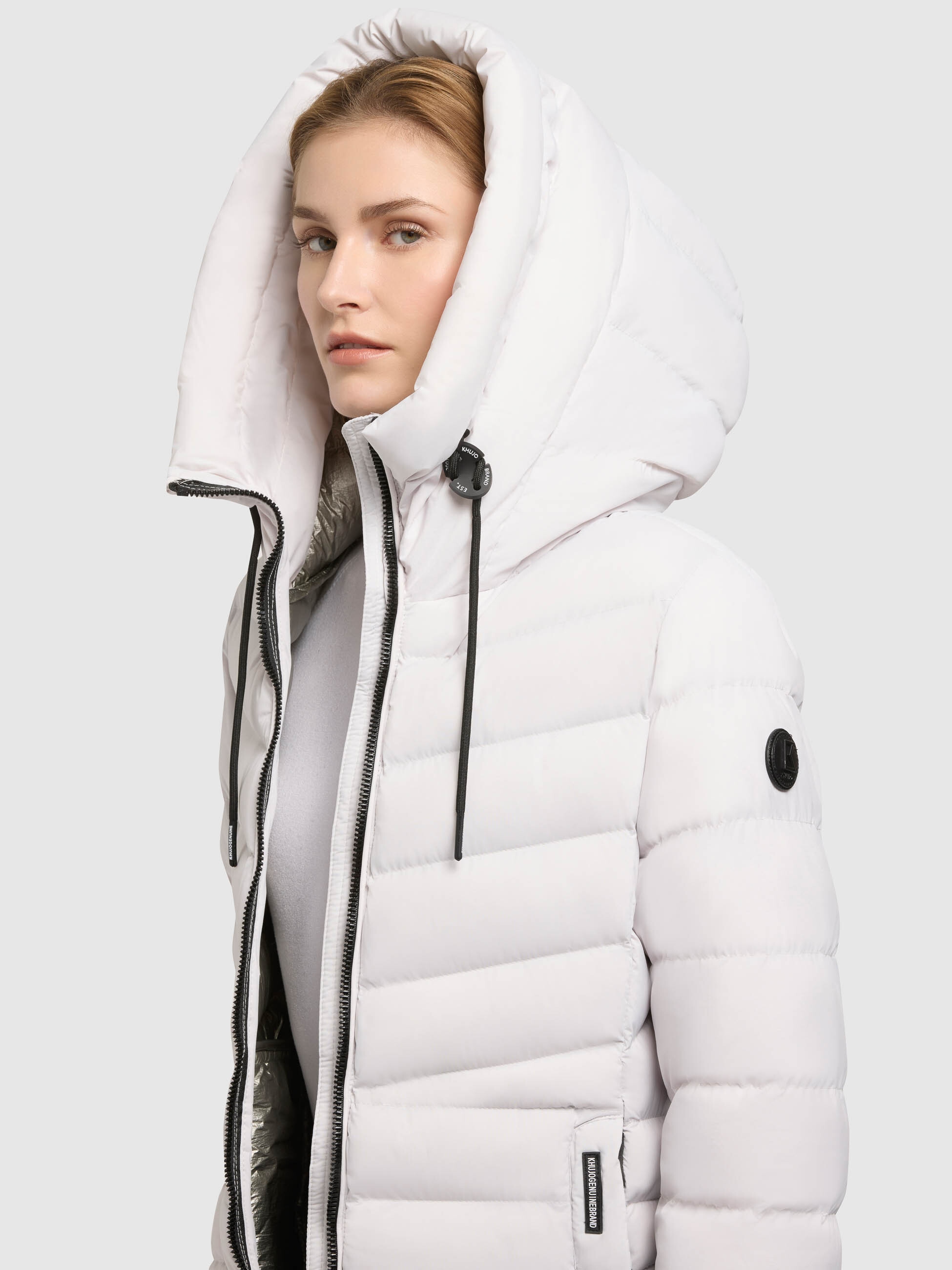 khujo Steppjacke »TUHANI4«, mit Kapuze