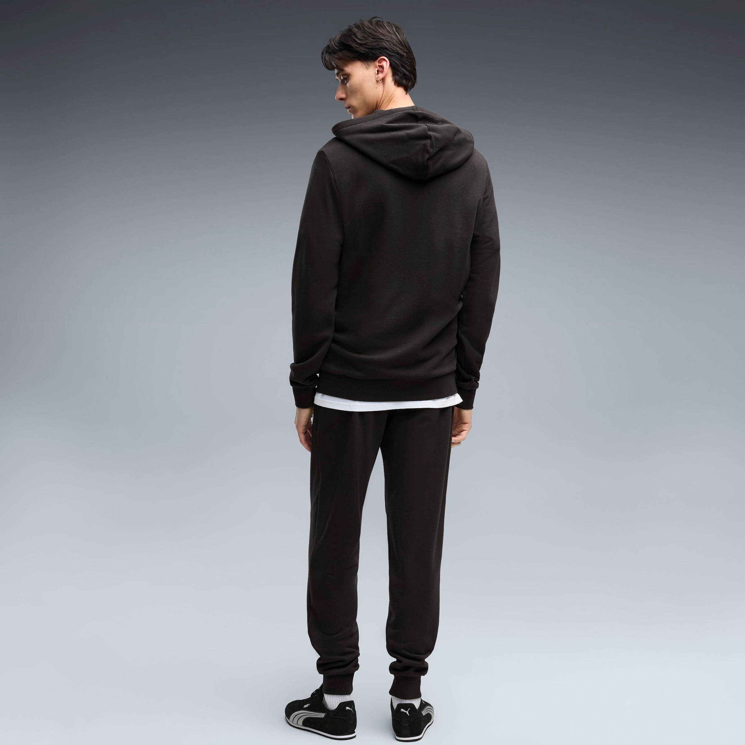 PUMA Trainingsanzug »ESS ELEVATED SUIT FL« 2 mit Kapuze und Stehkragen, aus Baumwolle