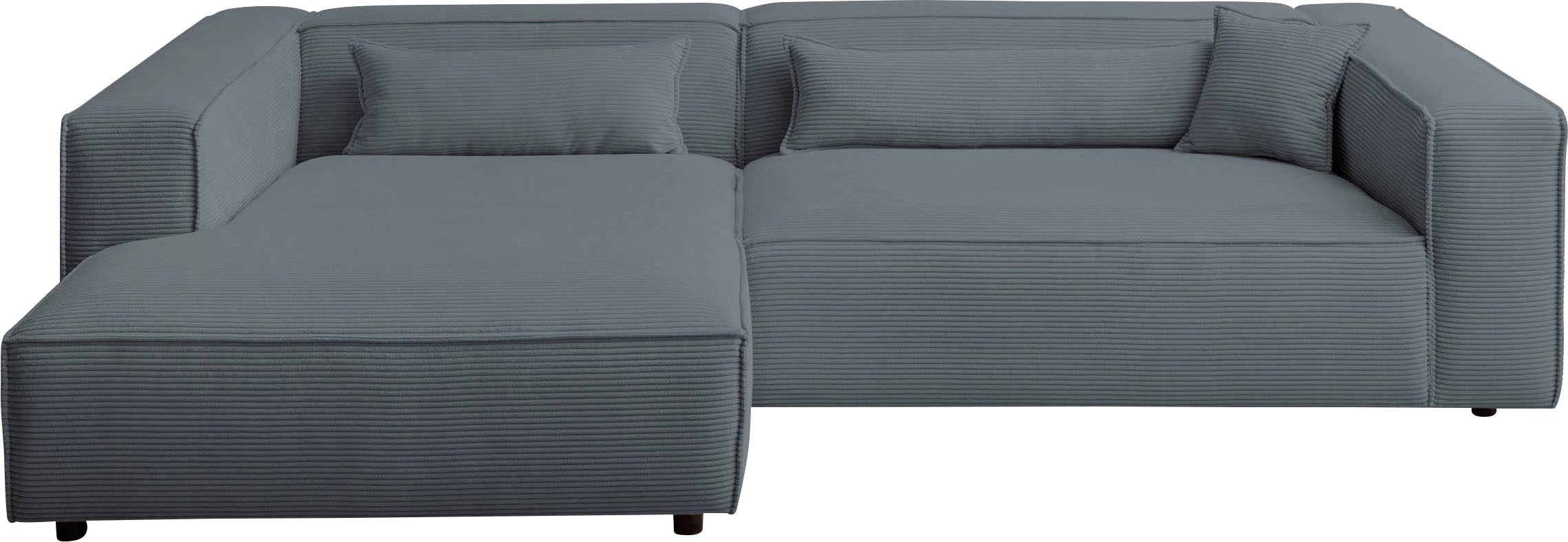 LeGer Home by Lena Gercke Ecksofa »PIARA XXL, besonders tiefe Sitzfläche, L-Form,«, Inklusive 2 Rückenkissen 80x35 cm und 1 Zierkissen 40x40 cm