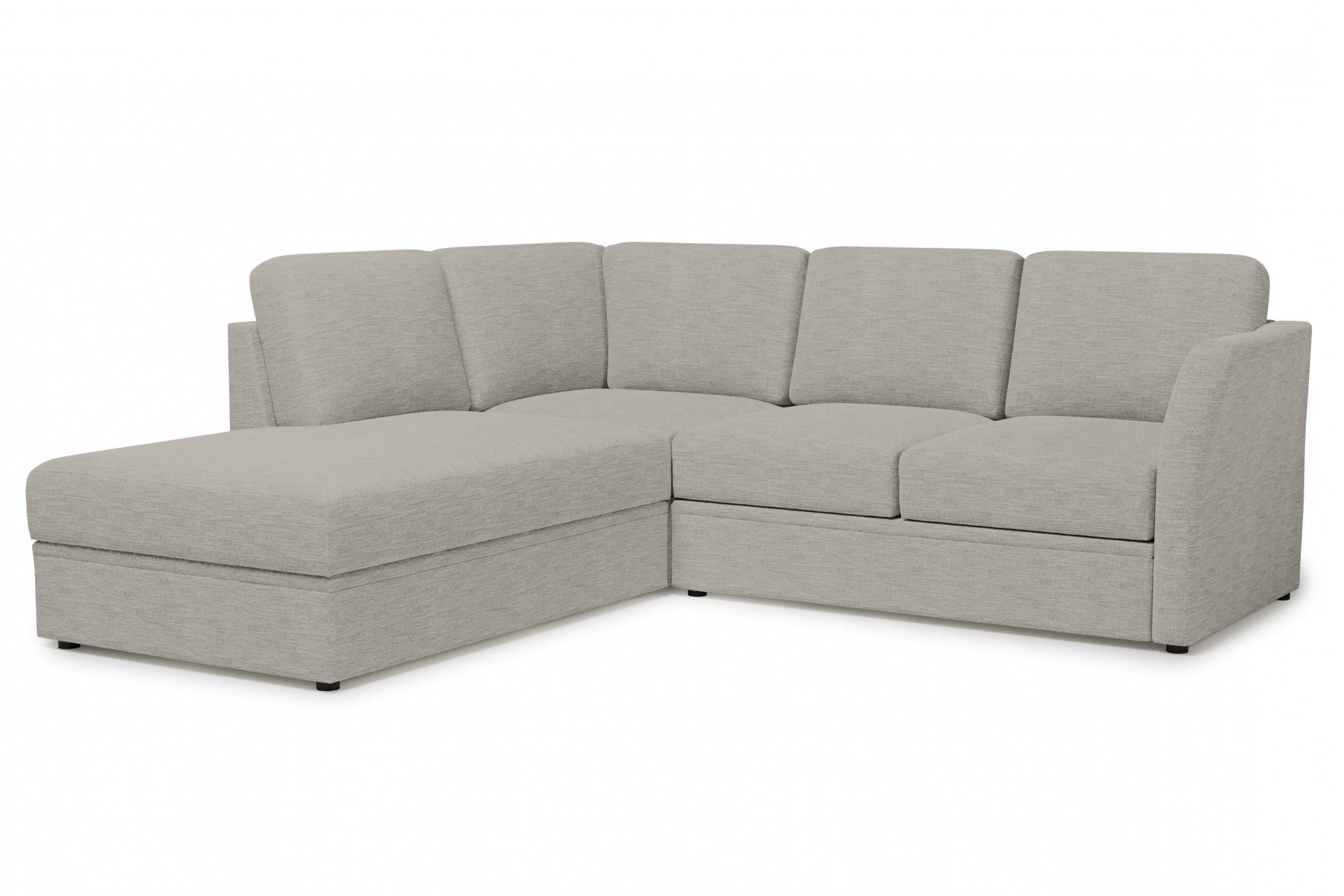 Home affaire Ecksofa »Lavars, L-Form, Schlafsofa«, mit Bettfunktion und Stauraum, in zwei verschiedenen Bezugsqualitäten