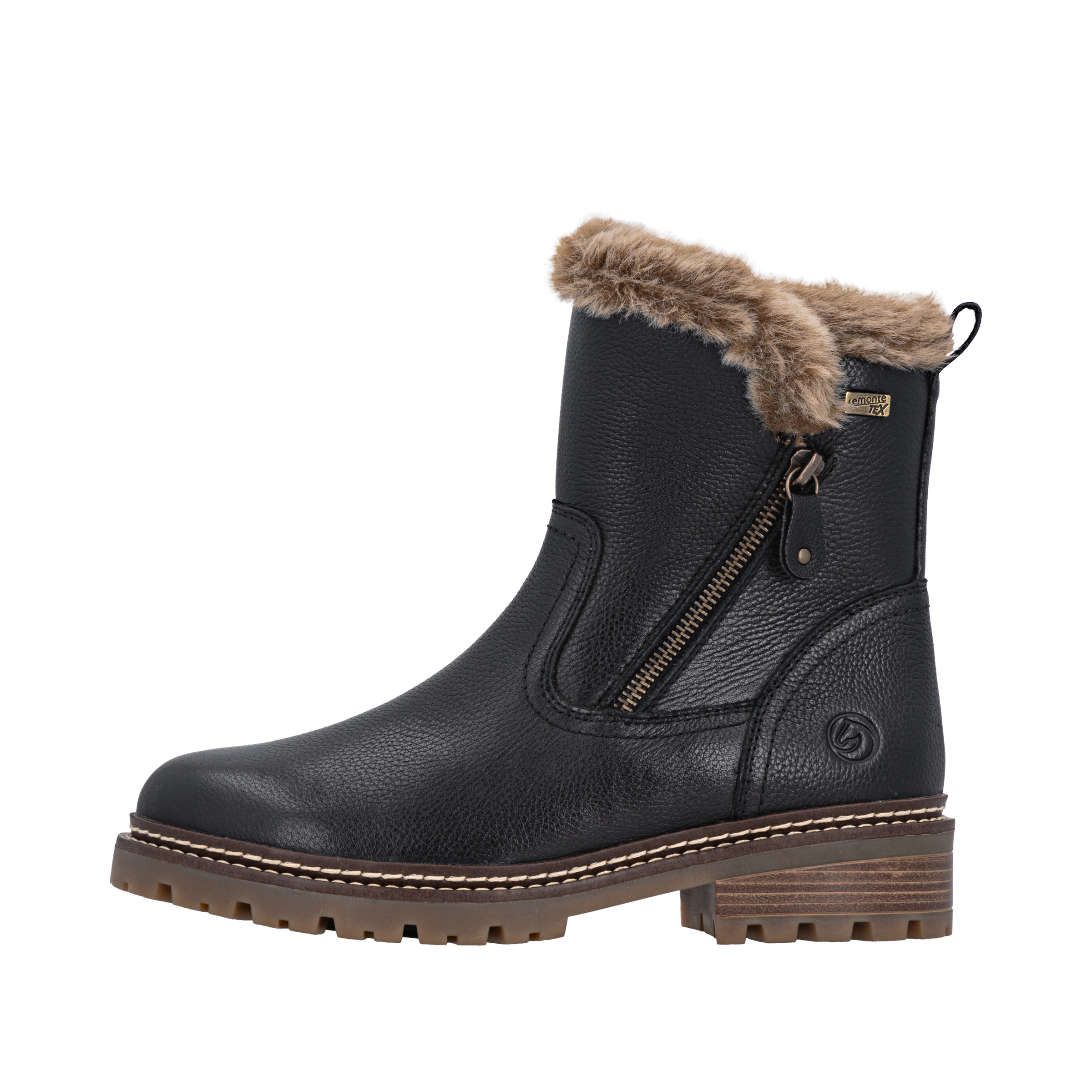 Remonte Winterstiefelette »FIBER-GRIP«, Winterboots, Outdoorboots mit Schurwollfutter und TEX-Ausstattung