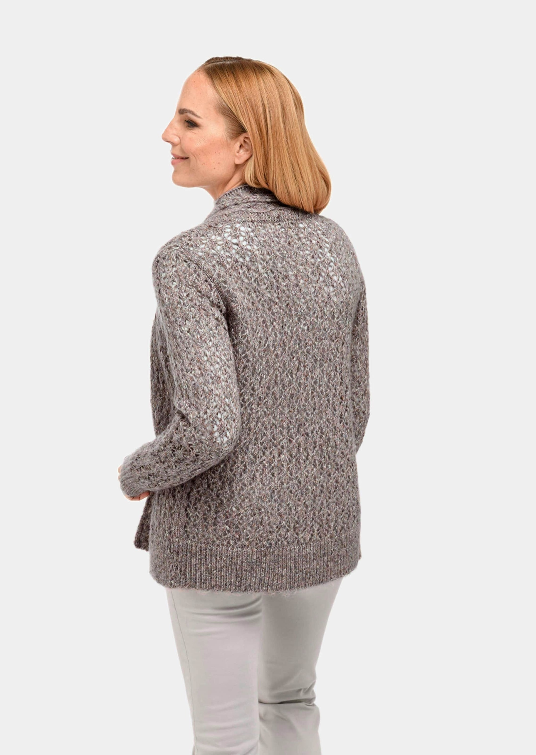 GOLDNER Strickjacke »Strickjacke Trageangenehme offene Strickjacke«