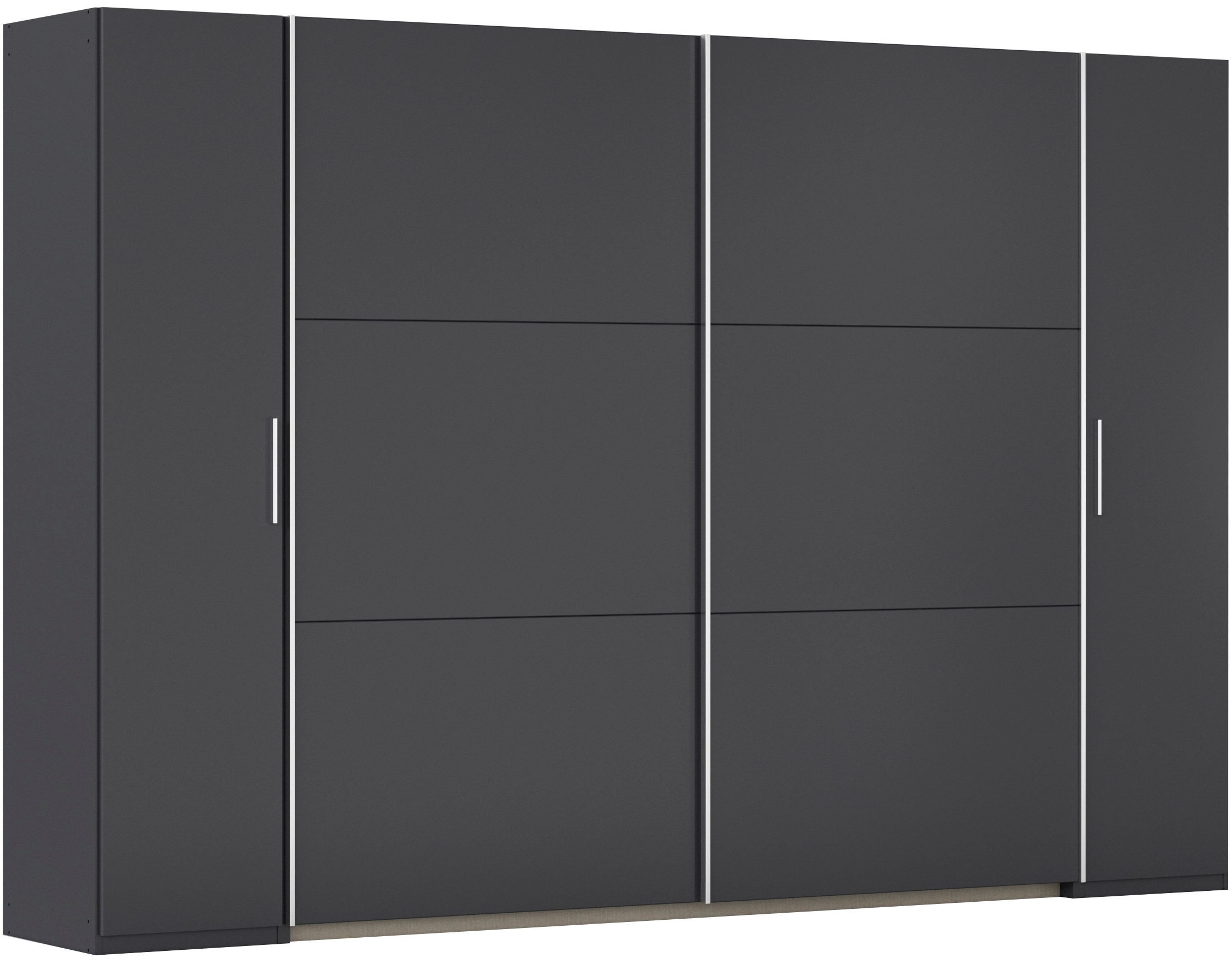 rauch "Kleiderschrank Drehtürenschrank Schrank Garderobe KRONACH" in 3 Ausstattungen BASIC/CLASSIC/PREMIUM, Breiten 225/268/311/354 cm, mit Dreh- und Schwebetüren und vielen Einlegeböden MADE IN GERMANY