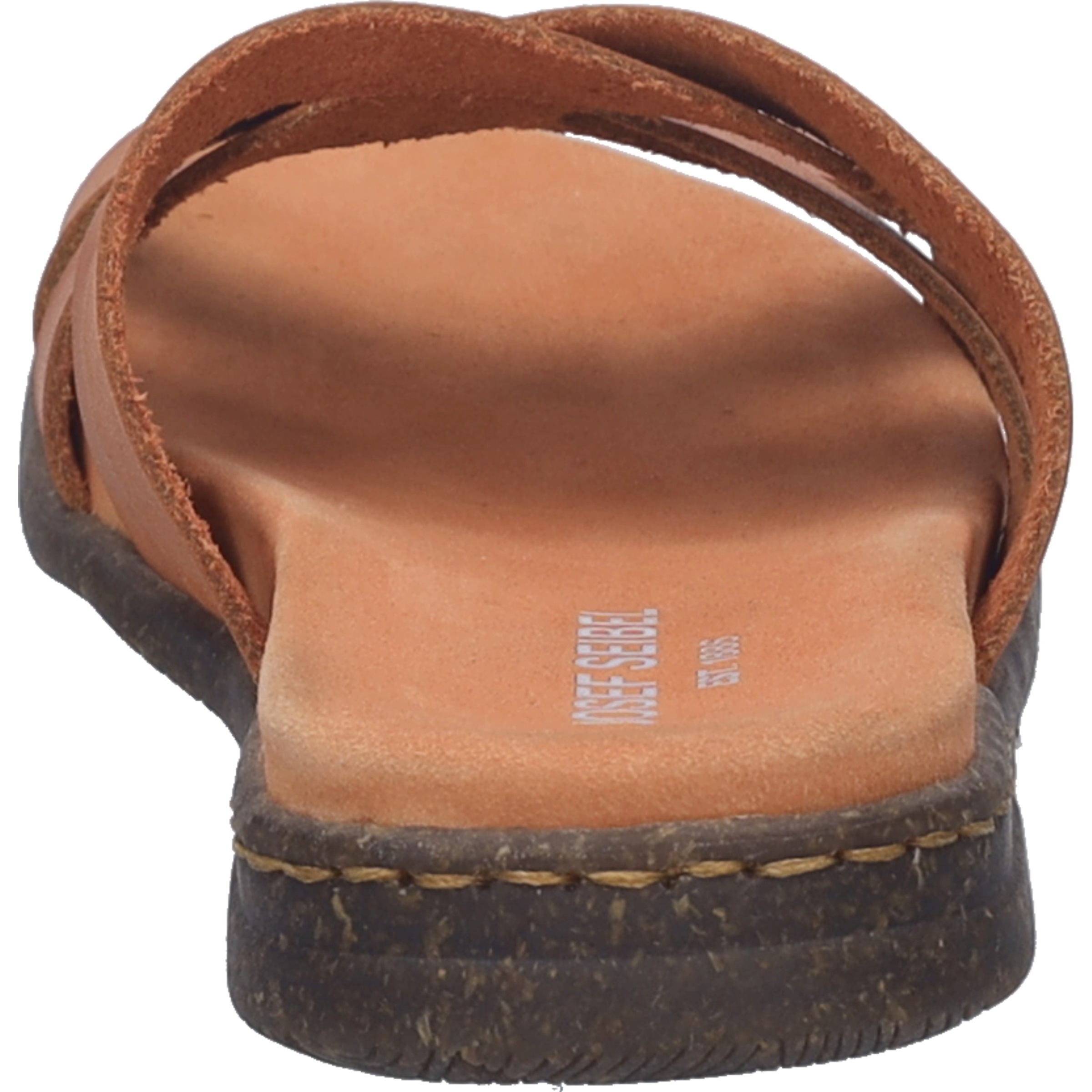 Slipper JOSEF SEIBEL "Fabricia 05, orange", Damen, Gr. 42, orange, Obermaterial: 100% Rindsleder Leather cow., Schuhe Slipper 3