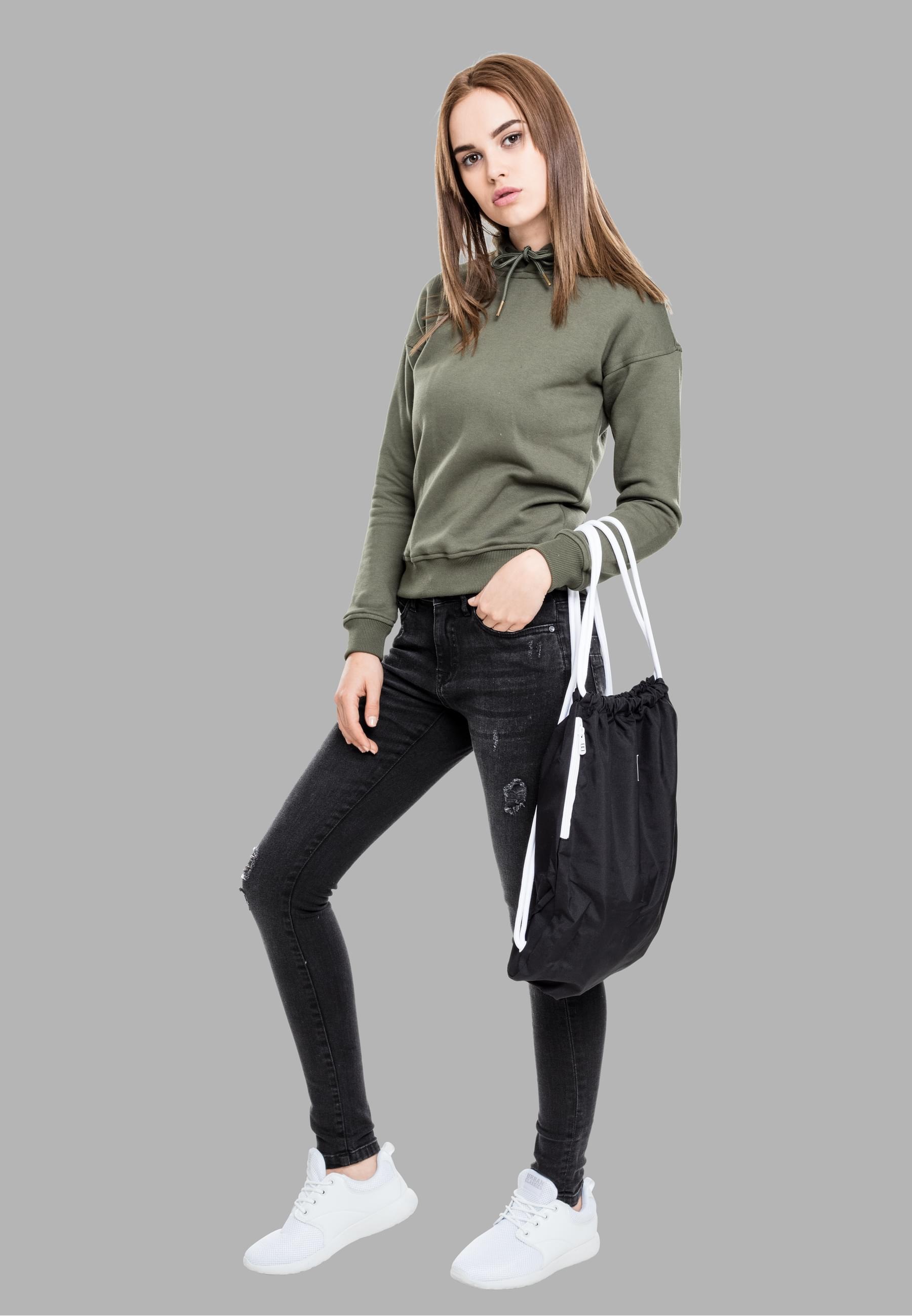 URBAN CLASSICS Kapuzenpullover »Urban Classics Damen Ladies Hoody«, (1 tlg.)