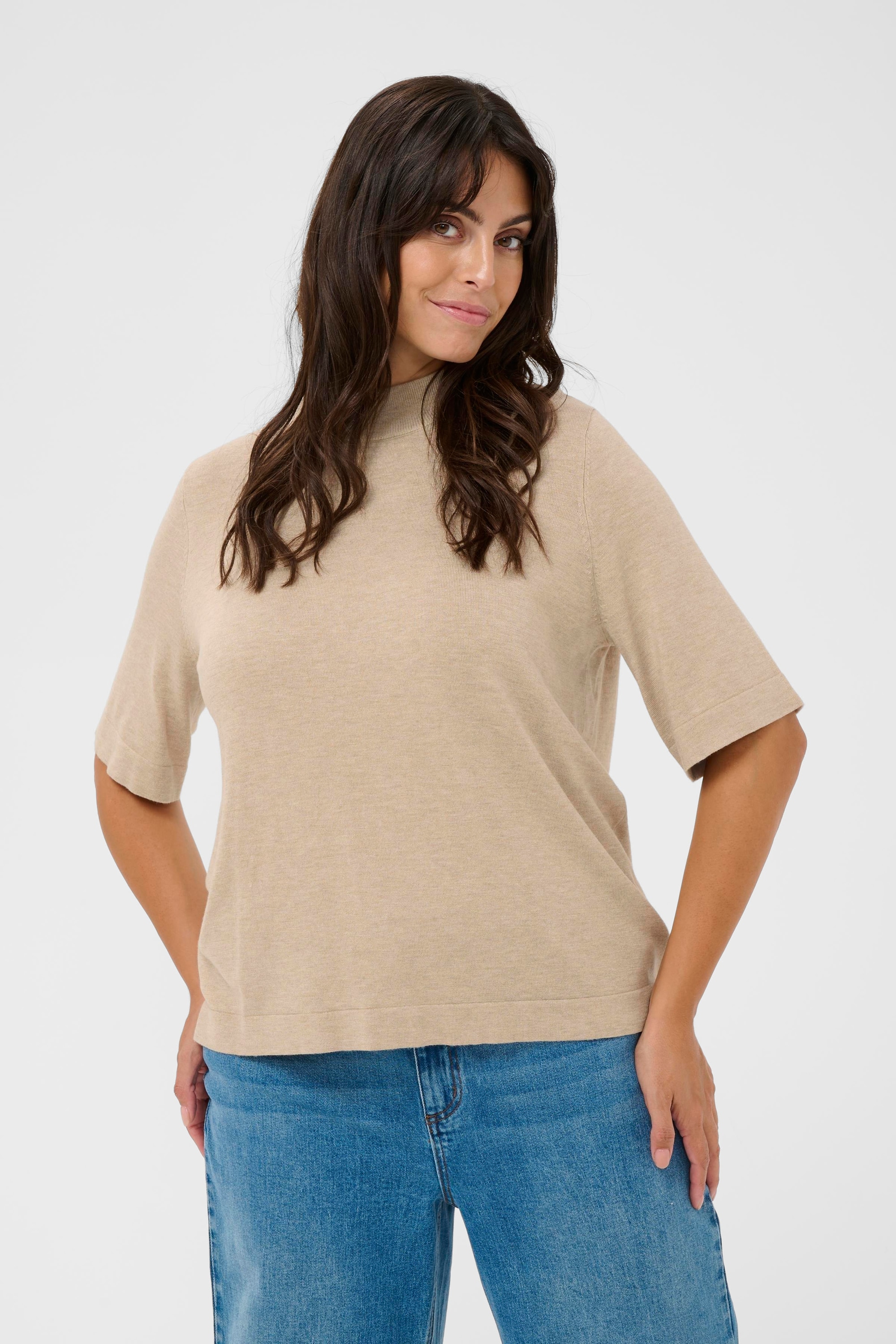 KAFFE Curve Strickpullover »Damen Strickpullover KClizzy«