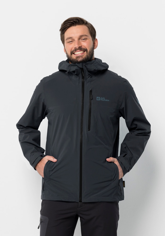 Jack Wolfskin Funktionsjacke "GO HIKE JACKET M", mit Kapuze