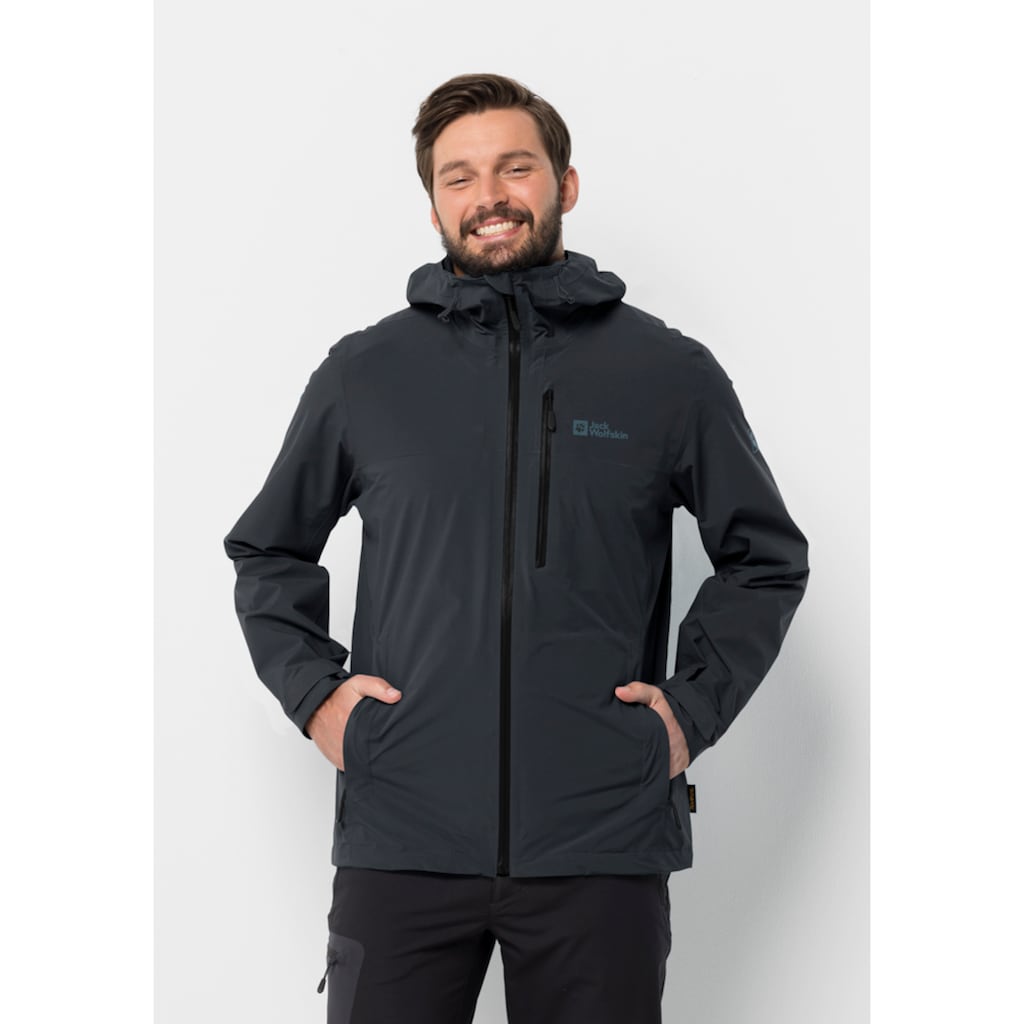 Jack Wolfskin Funktionsjacke »GO HIKE JACKET M«, mit Kapuze