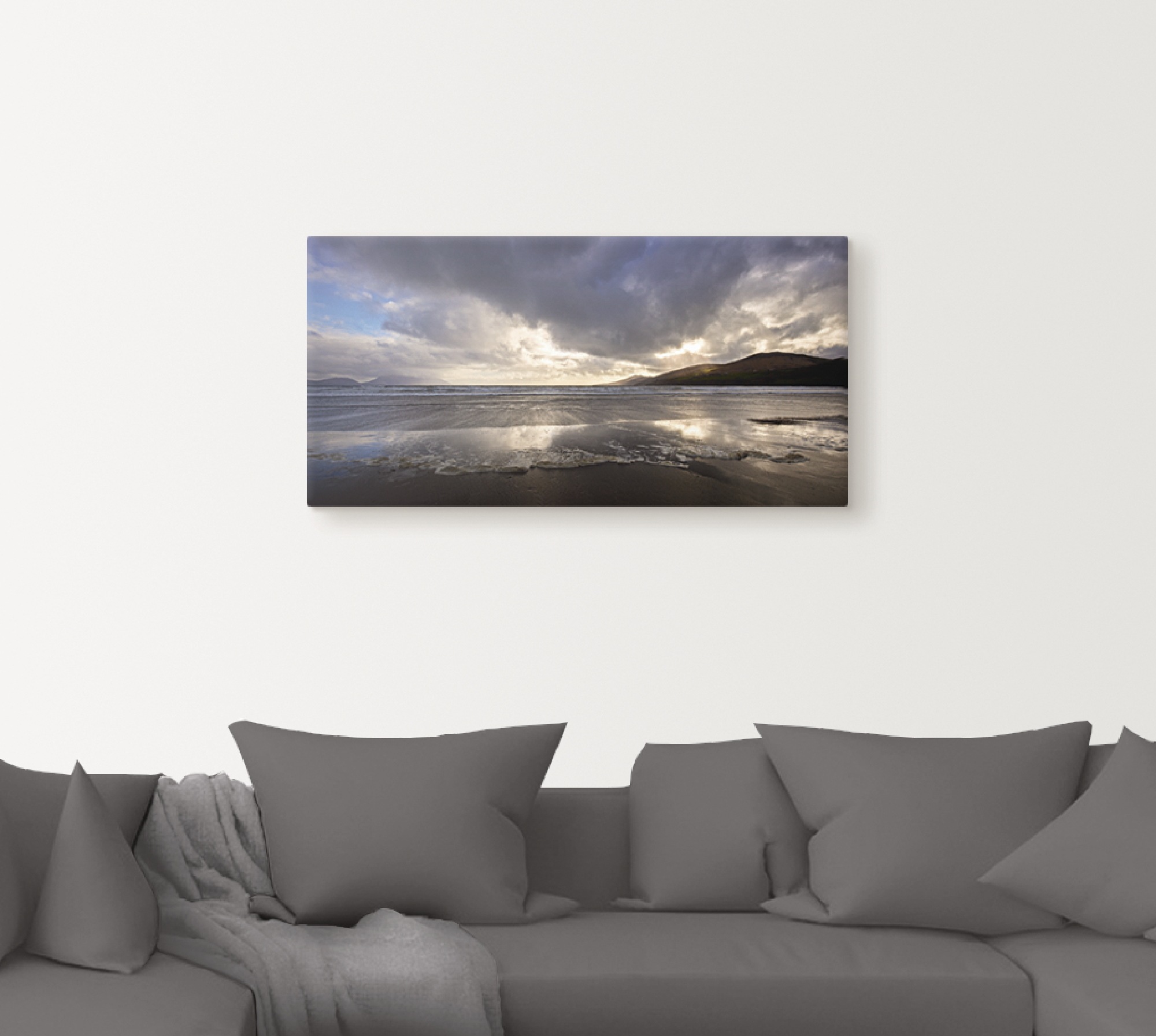 Artland Leinwandbild "Strandliebe II" Strand 1 Stk. tlg. als Alubild, Outdo günstig online kaufen
