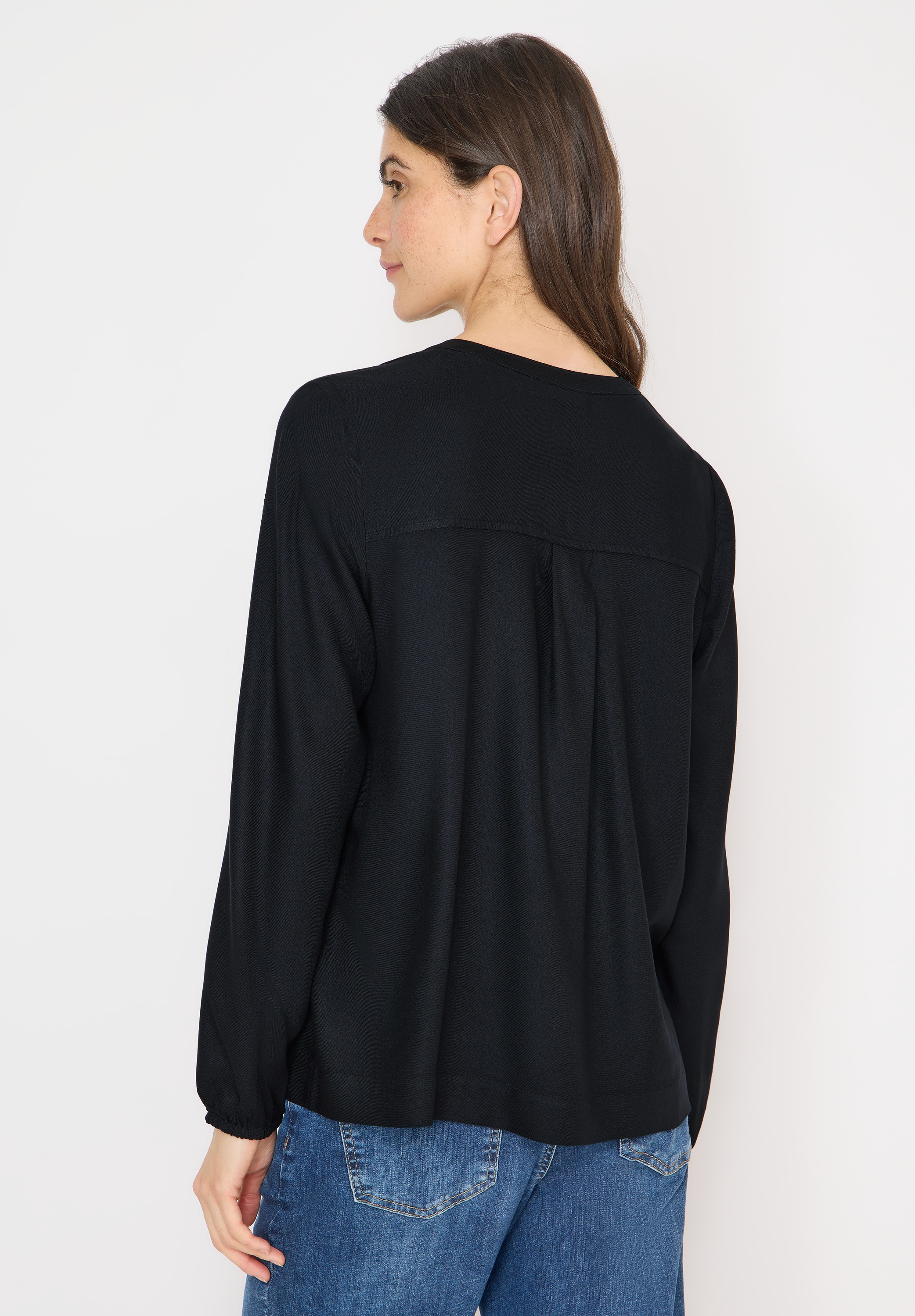 Cecil Langarmbluse aus softer Viskose