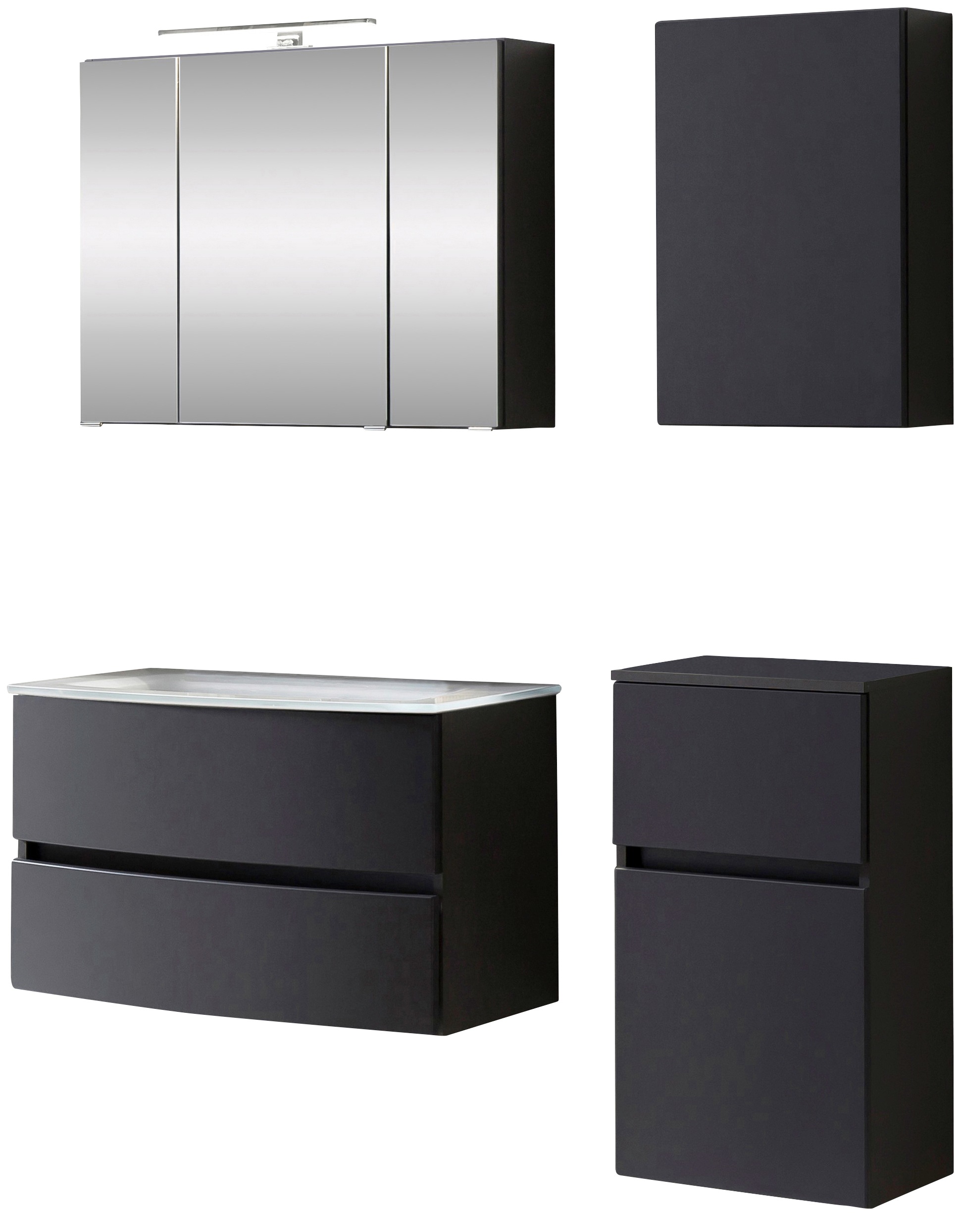 welltime Badezimmer-Set "Kaunas" Set, 4 Stk. tlg. günstig online kaufen