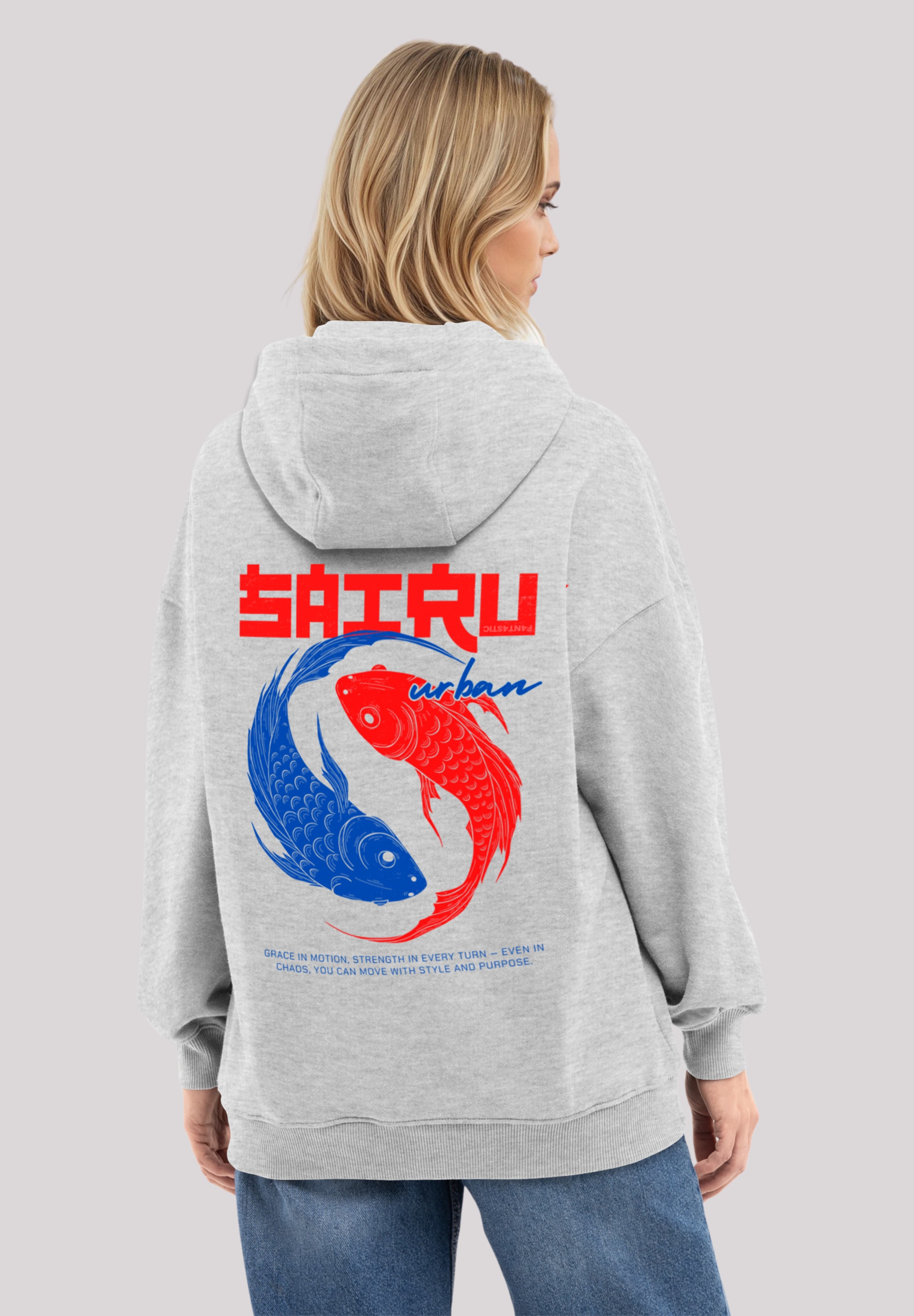 F4NT4STIC Kapuzenpullover »Koi Fish Japan Streetstyle«, Japan Streetwear Styles