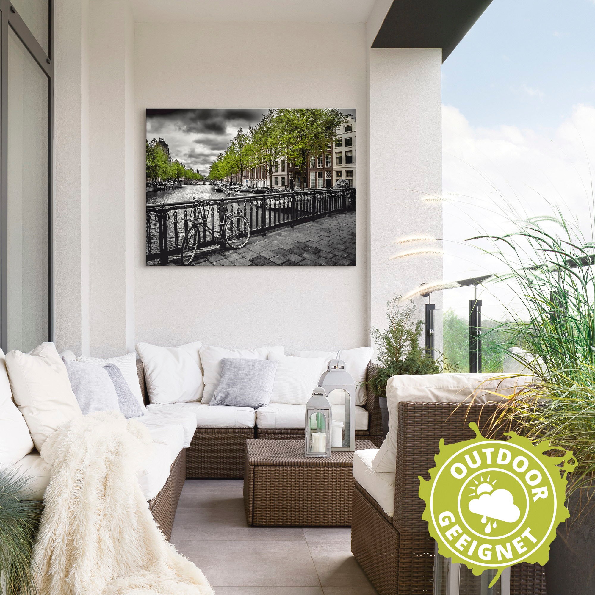 Artland Wandbild »Amsterdam Keizergracht II«, Niederlande, (1 St.), als Alubild, Outdoorbild, Leinwandbild, Wandaufkleber, versch. Größen
