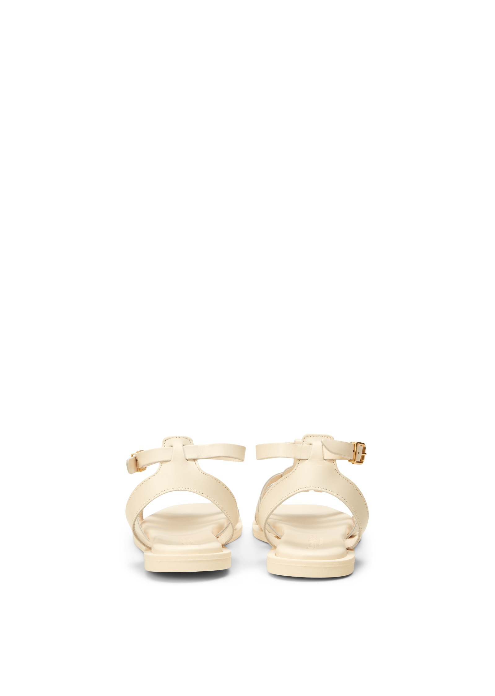 Sandale MARC O'POLO "aus edlem Rindleder", Damen, Gr. 41, beige (silky stone), Obermaterial: 100% Leder (Rind), unifarben, Schuhe Sandale 3