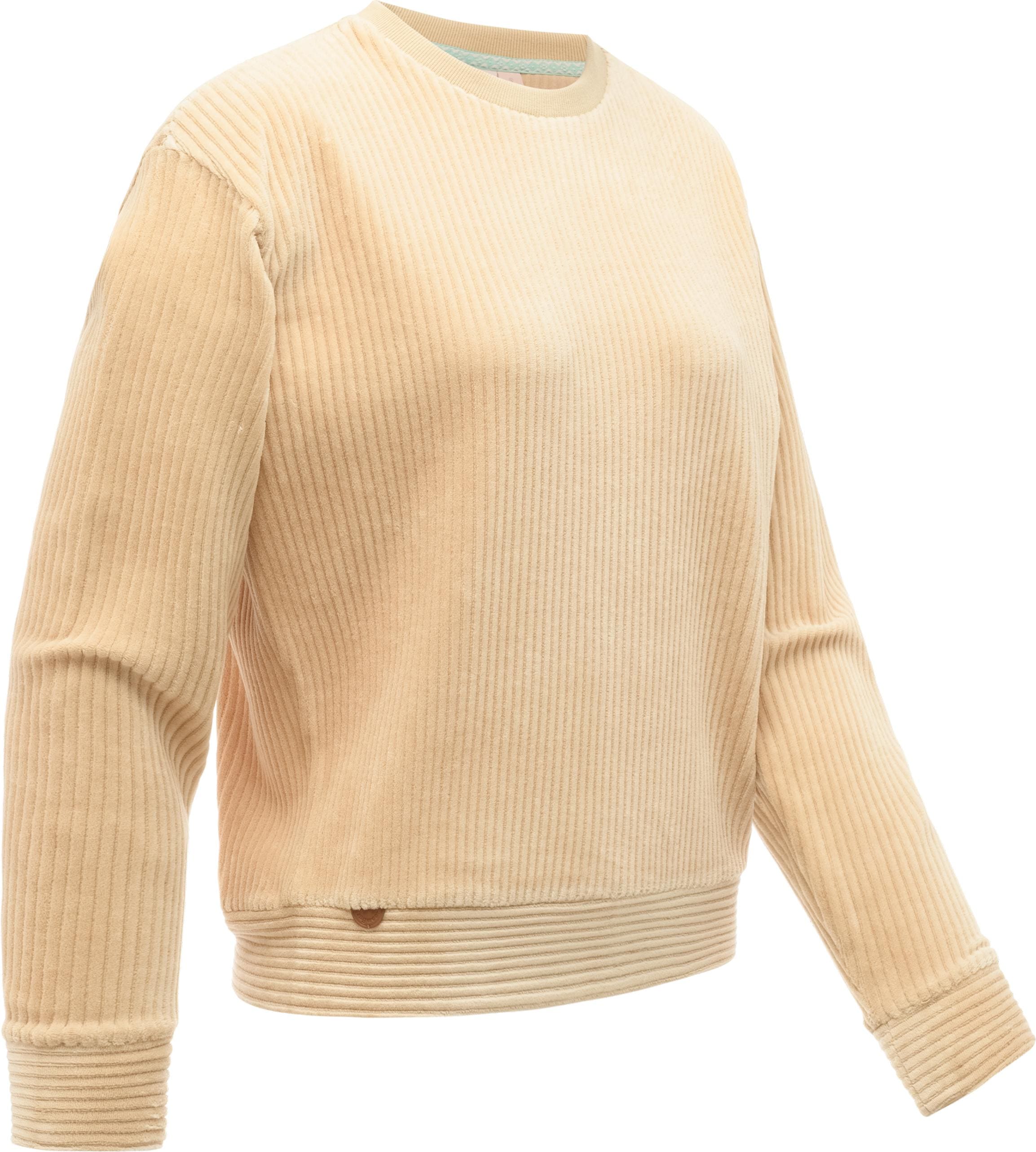 Ragwear Sweatshirt »Dellani Cordy«, Langarm Oberteil in Kord-Optik
