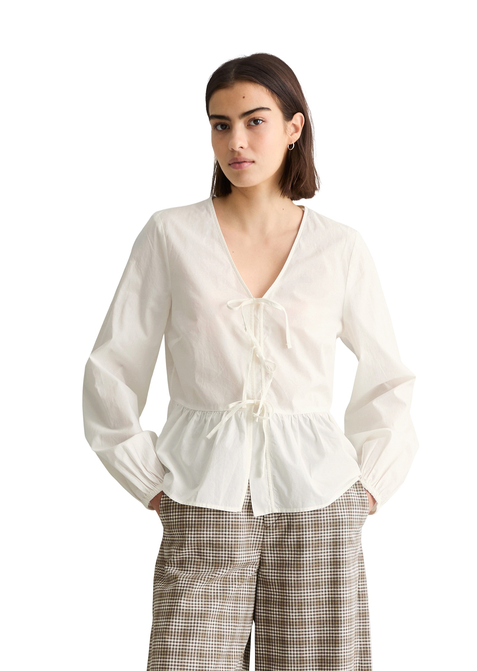 Marc O'Polo DENIM Langarmbluse »aus reiner Bio-Baumwolle«