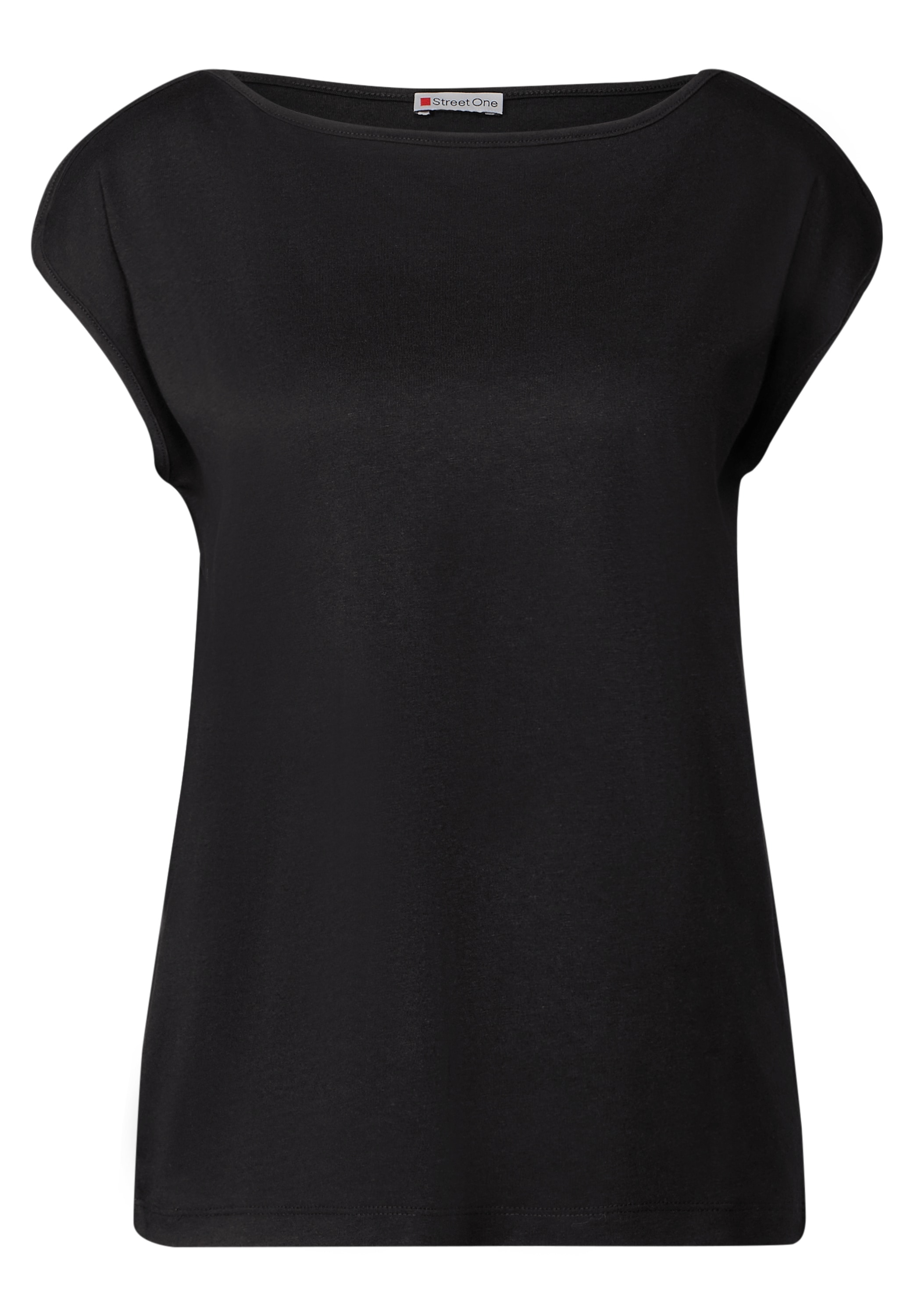 STREET ONE T-Shirt, mit U-Boot-Ausschnitt