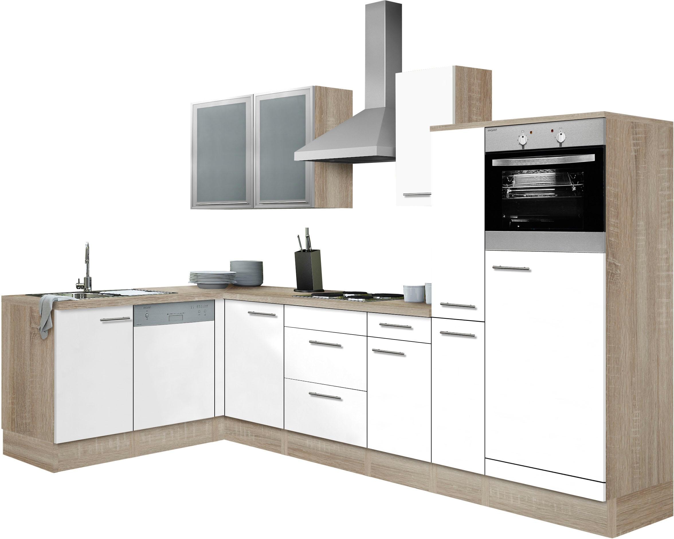OPTIFIT Winkelküche »Kalmar«, mit E-Geräten, Stellbreite 300 x 175 cm  kaufen | BAUR