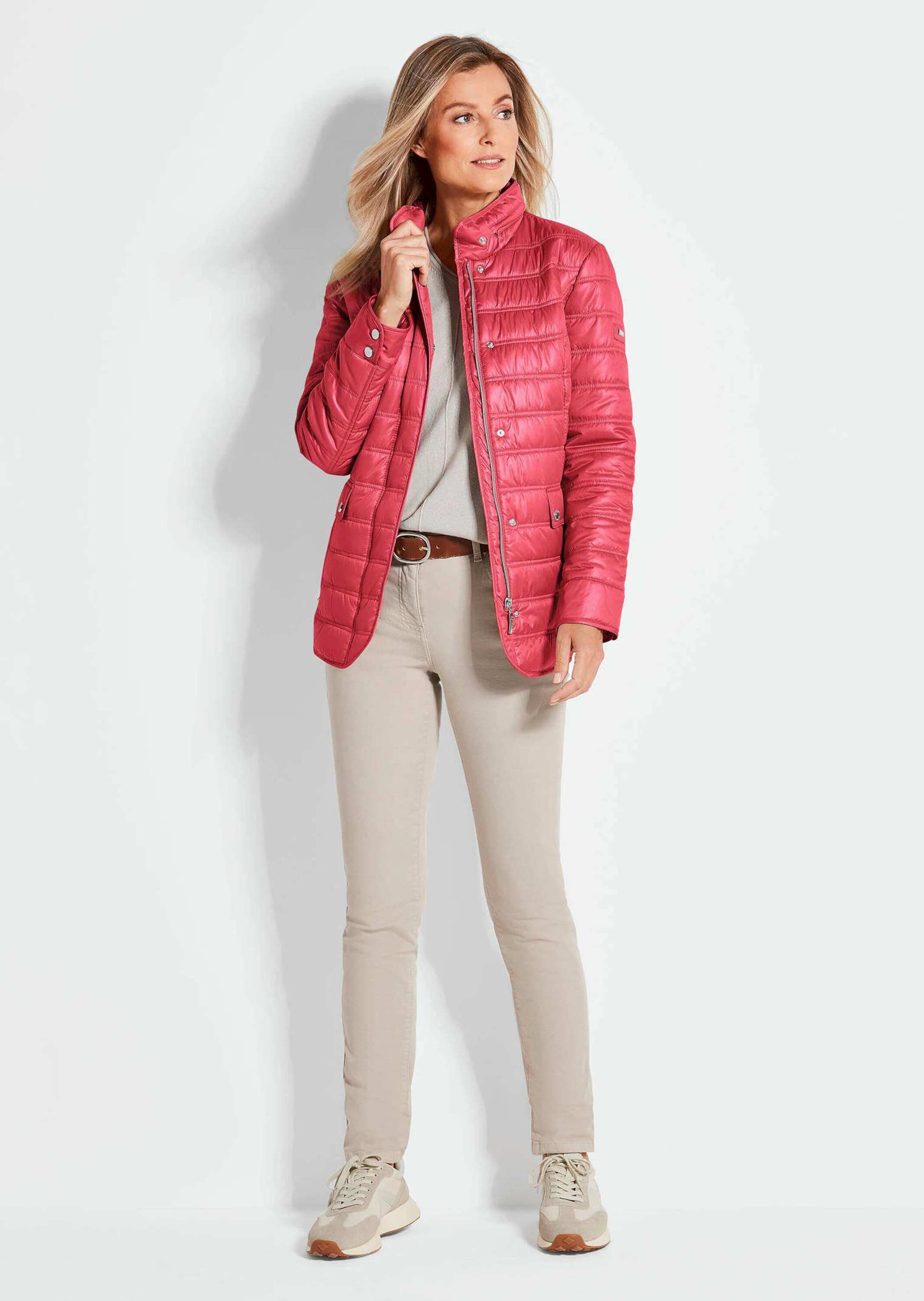 GOLDNER Steppjacke »Kurzgröße Leichte Steppjacke mit vielen Details«