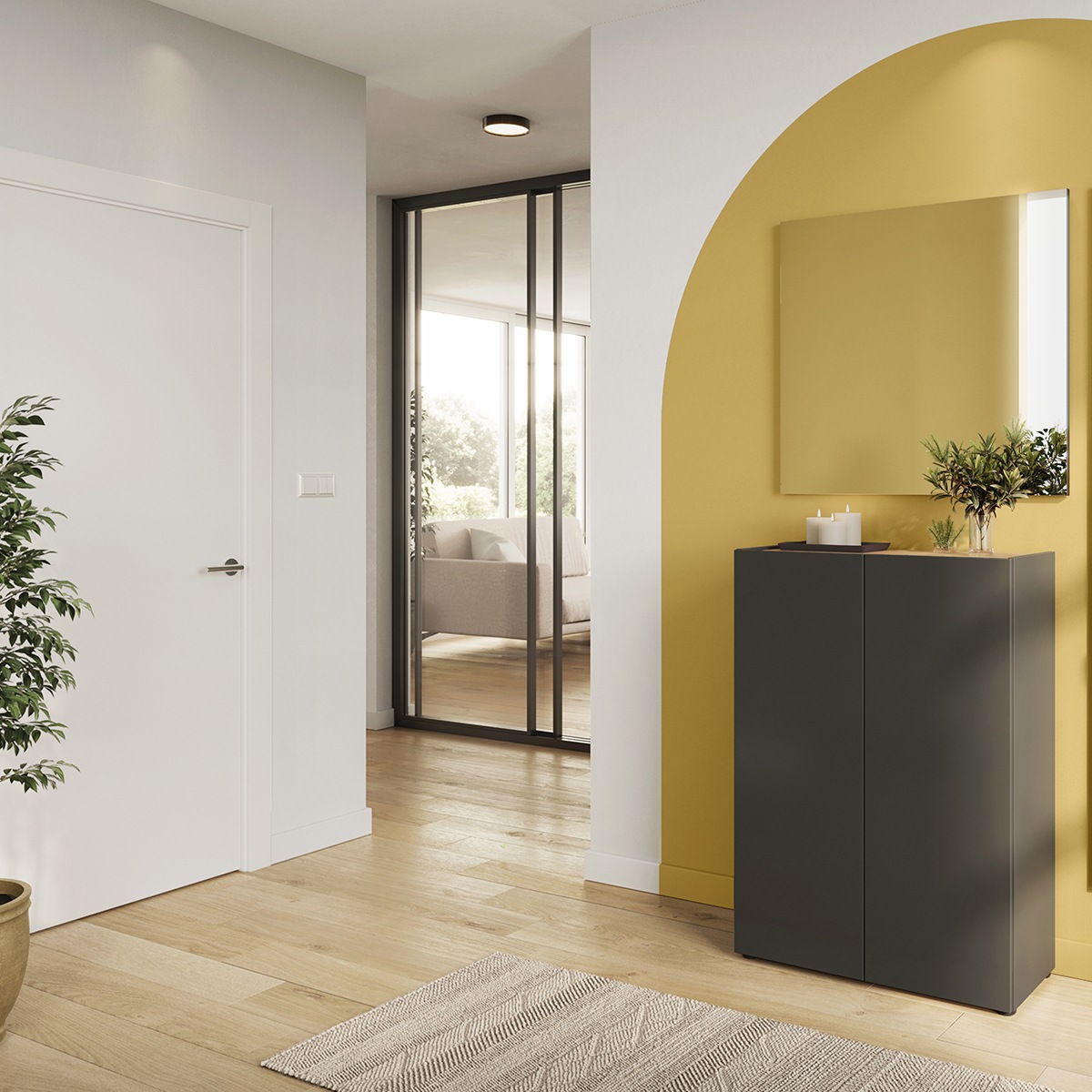 GERMANIA Garderoben-Set "GW-Alviano" 2 Stk. tlg. günstig online kaufen