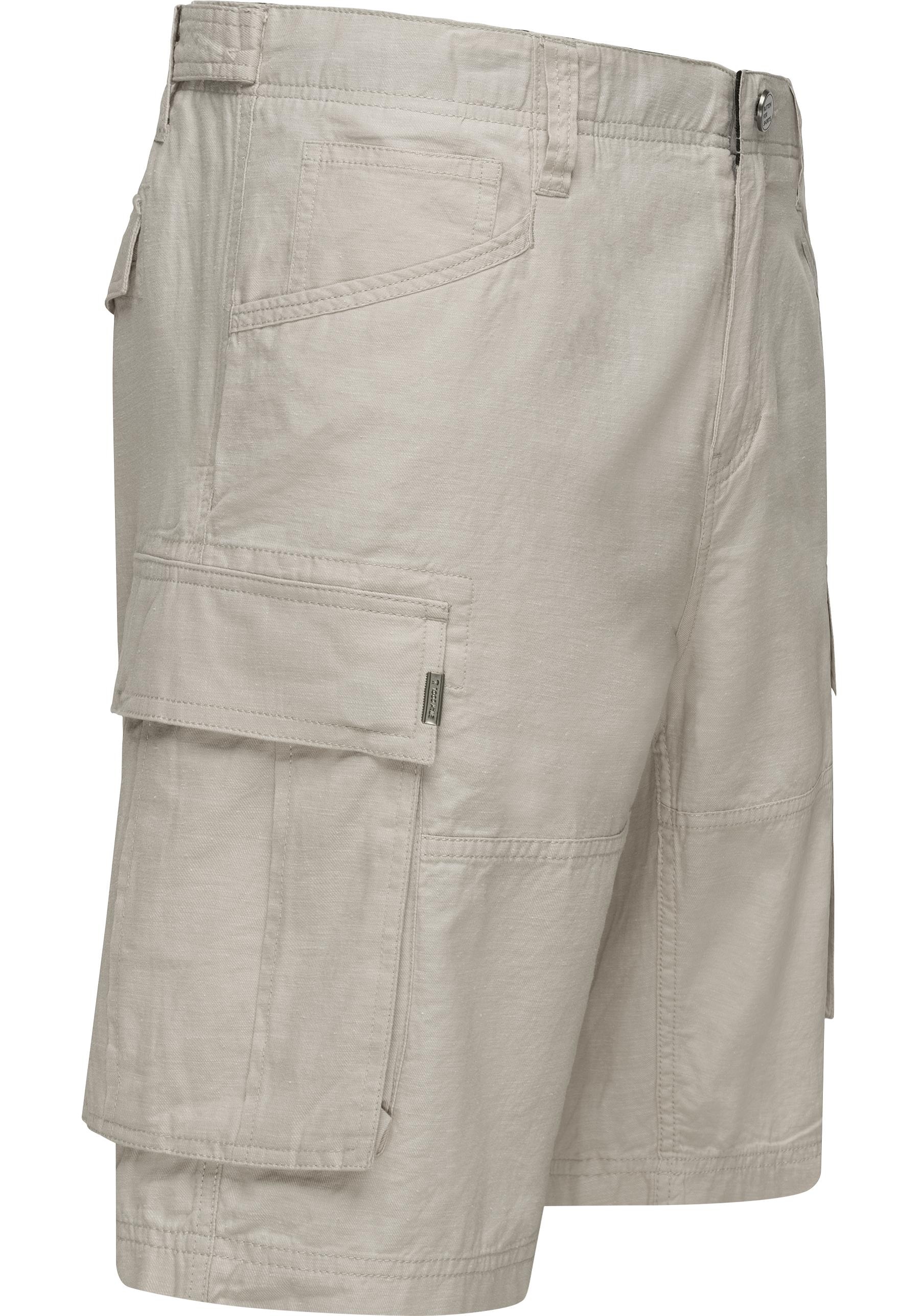 Shorts »Merly Linen«, (1 tlg.), Kurze Leinenhose in Cargo-Optik