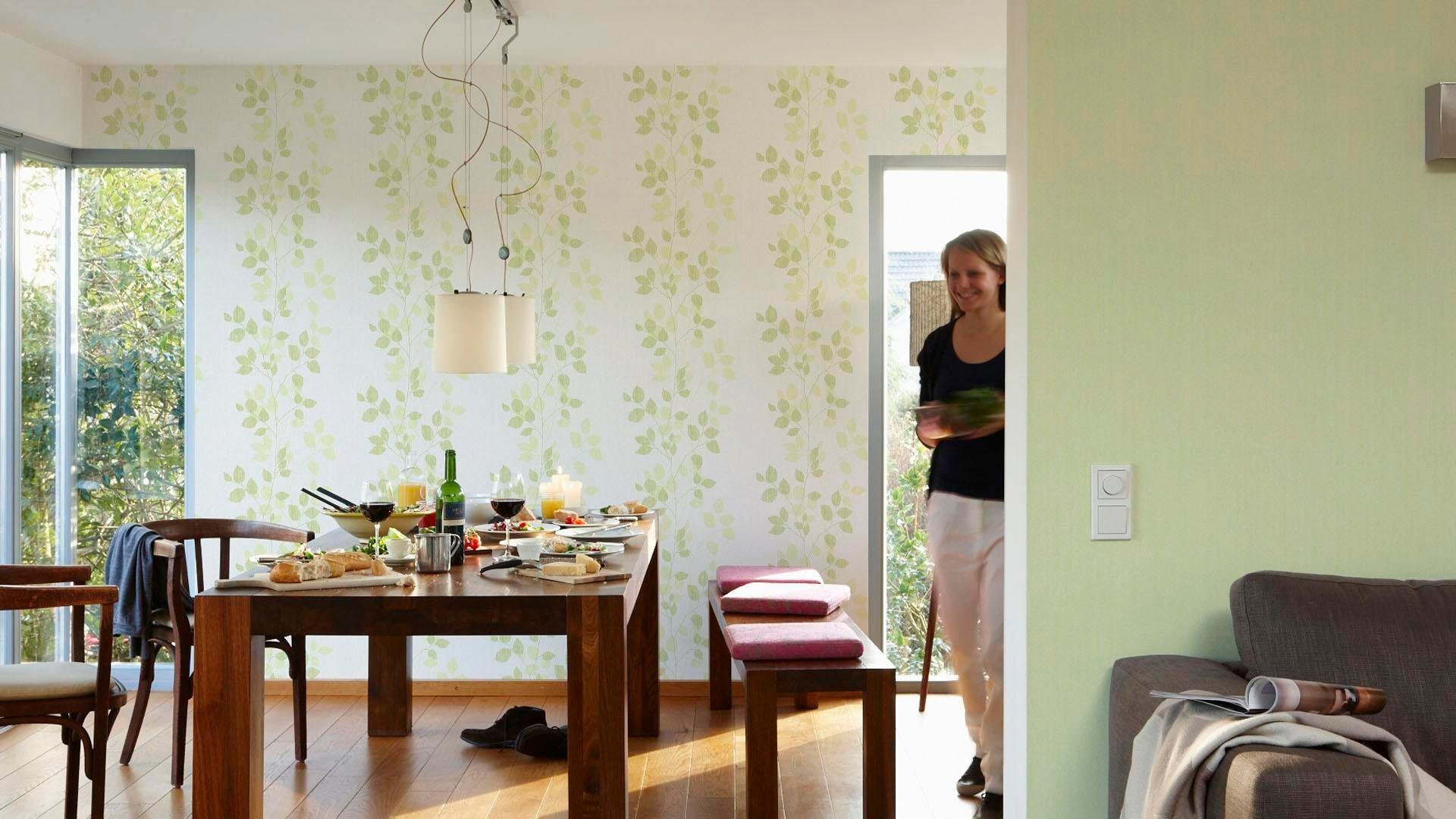 living walls Vliestapete »Happy Spring«, floral-geblümt, Moderne Tapete Floral Tapeten Wohnzimmer Schlafzimmer Küche Flur Optik