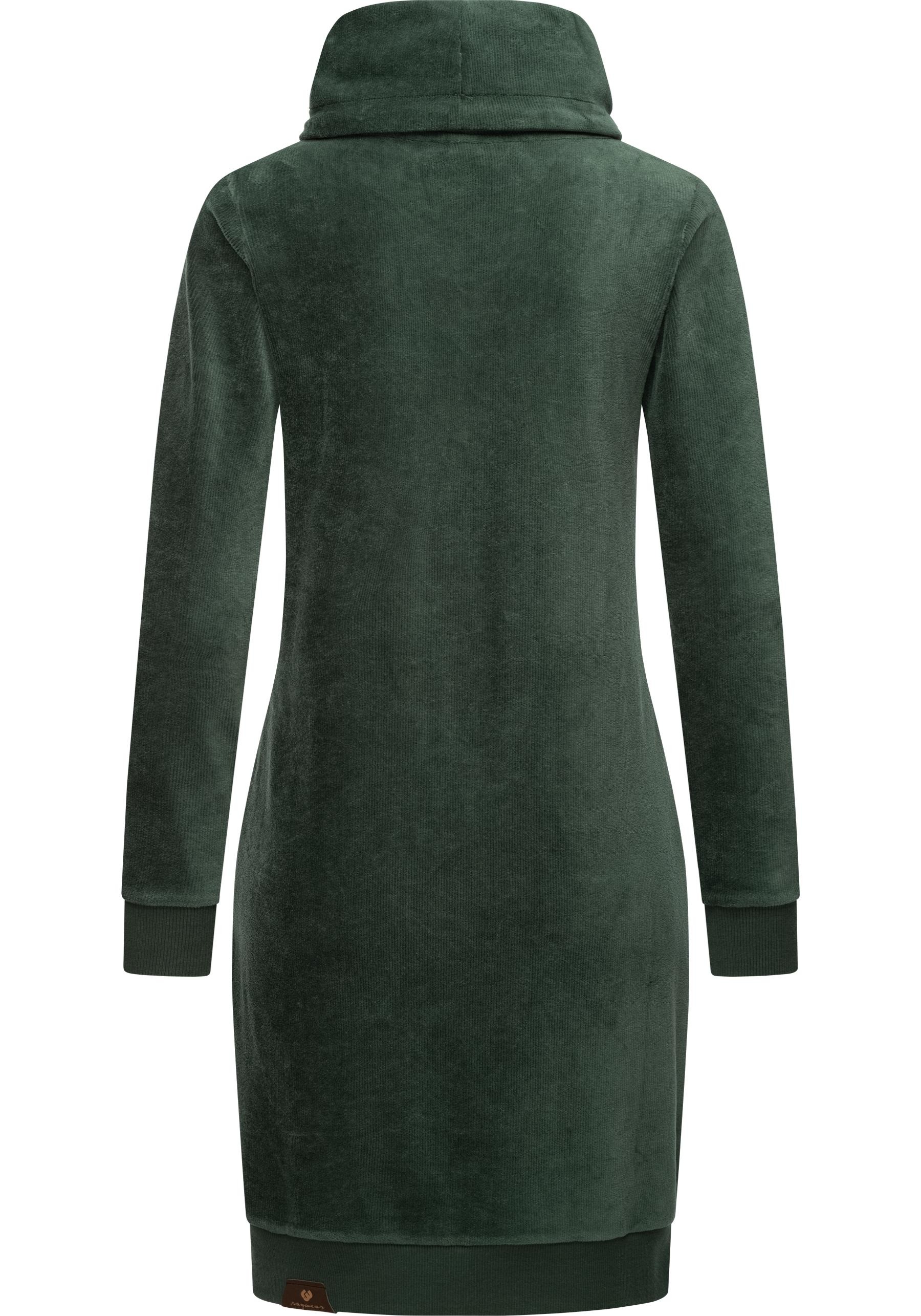 Thumbnail - Ragwear Sweatkleid "Chloe Velvet", stylisches Langarmkleid in Samtoptik