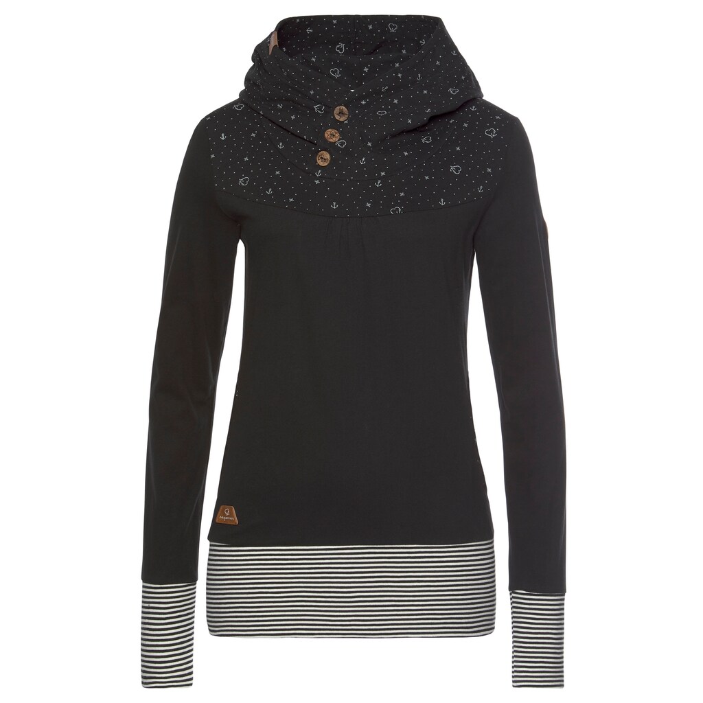 Ragwear Sweatshirt »LUCIE«, im maritimen Design mit Anker und Herz-Symbol