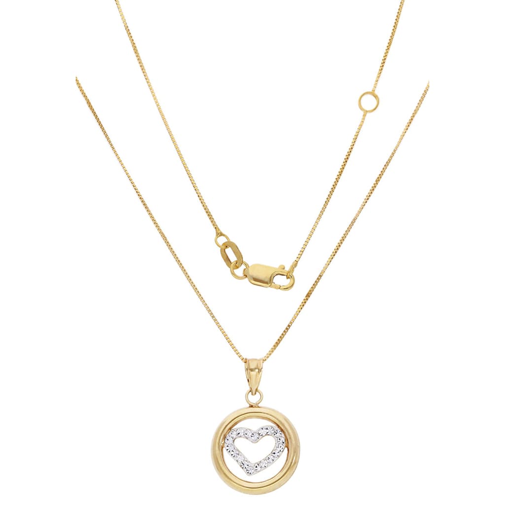 Firetti Kette mit Anhänger »Schmuck Geschenk Gold 375 Halsschmuck Halskette Goldkette Venezianer«