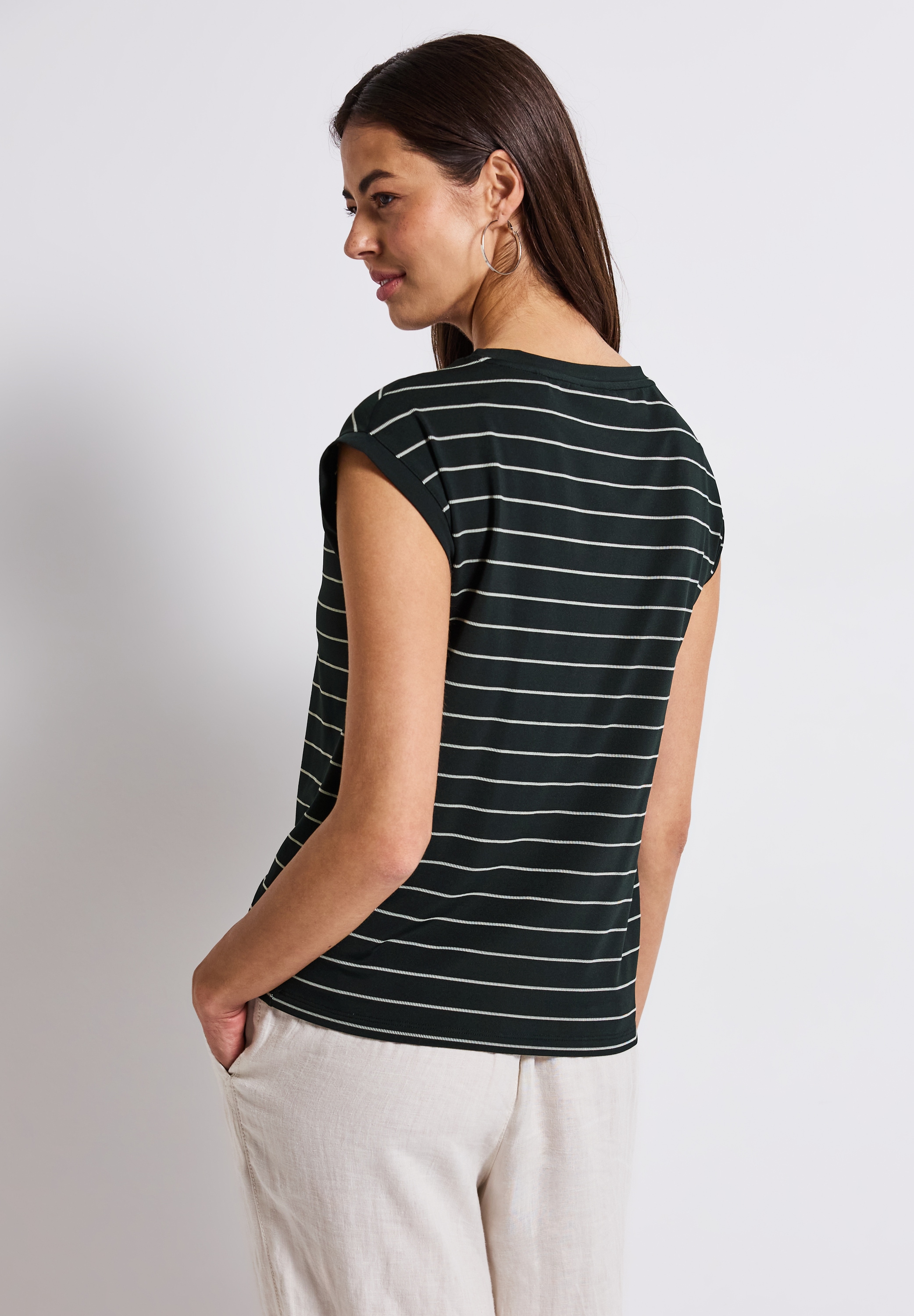STREET ONE T-Shirt, im Streifendesign