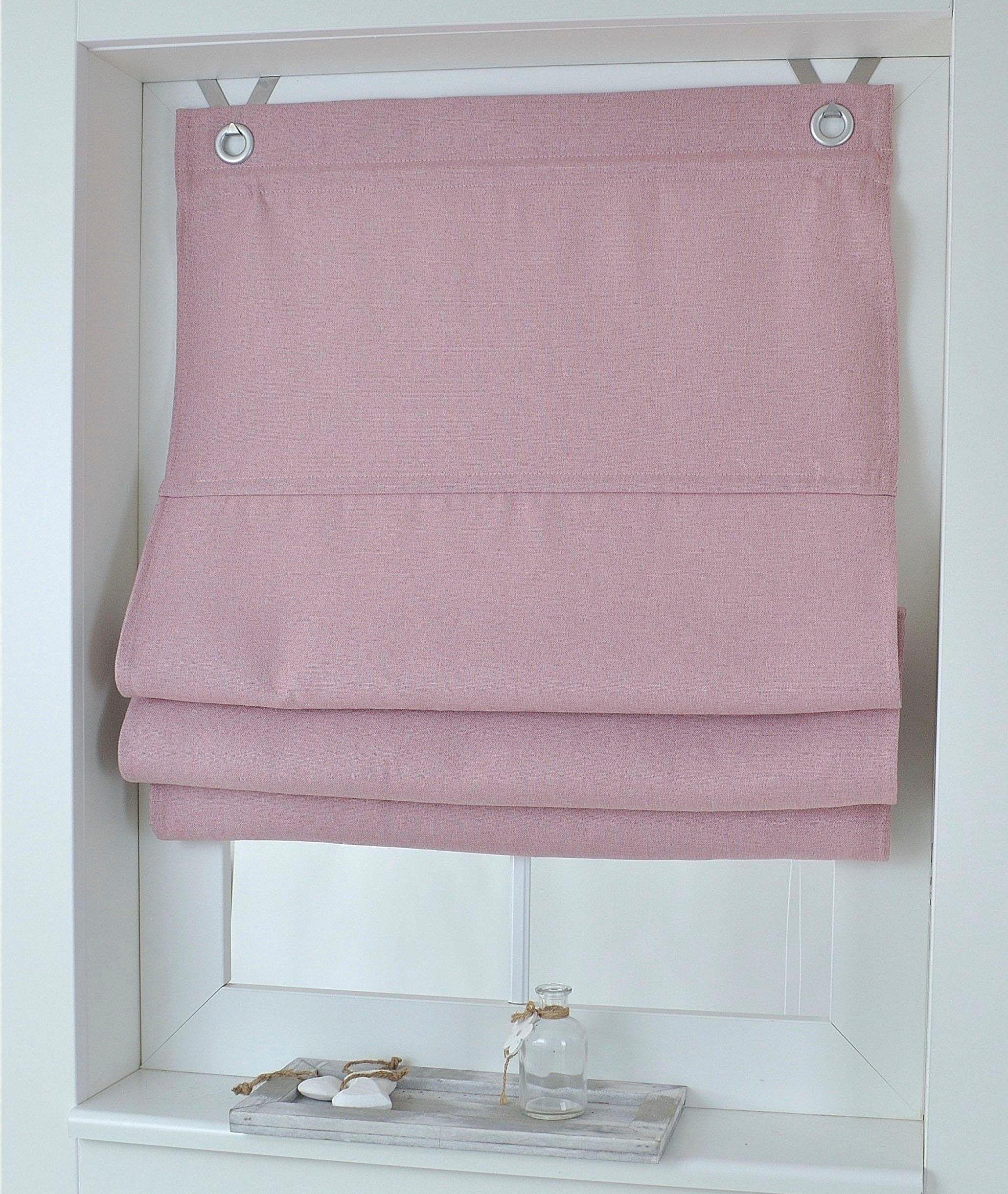 Kutti Raffrollo "Dimout" mit Hakenaufhängung ohne Bohren freihängend verdun günstig online kaufen