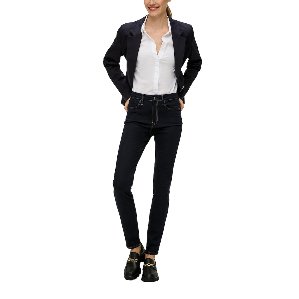 s.Oliver BLACK LABEL 5-Pocket-Jeans, mit Kontrastnähten