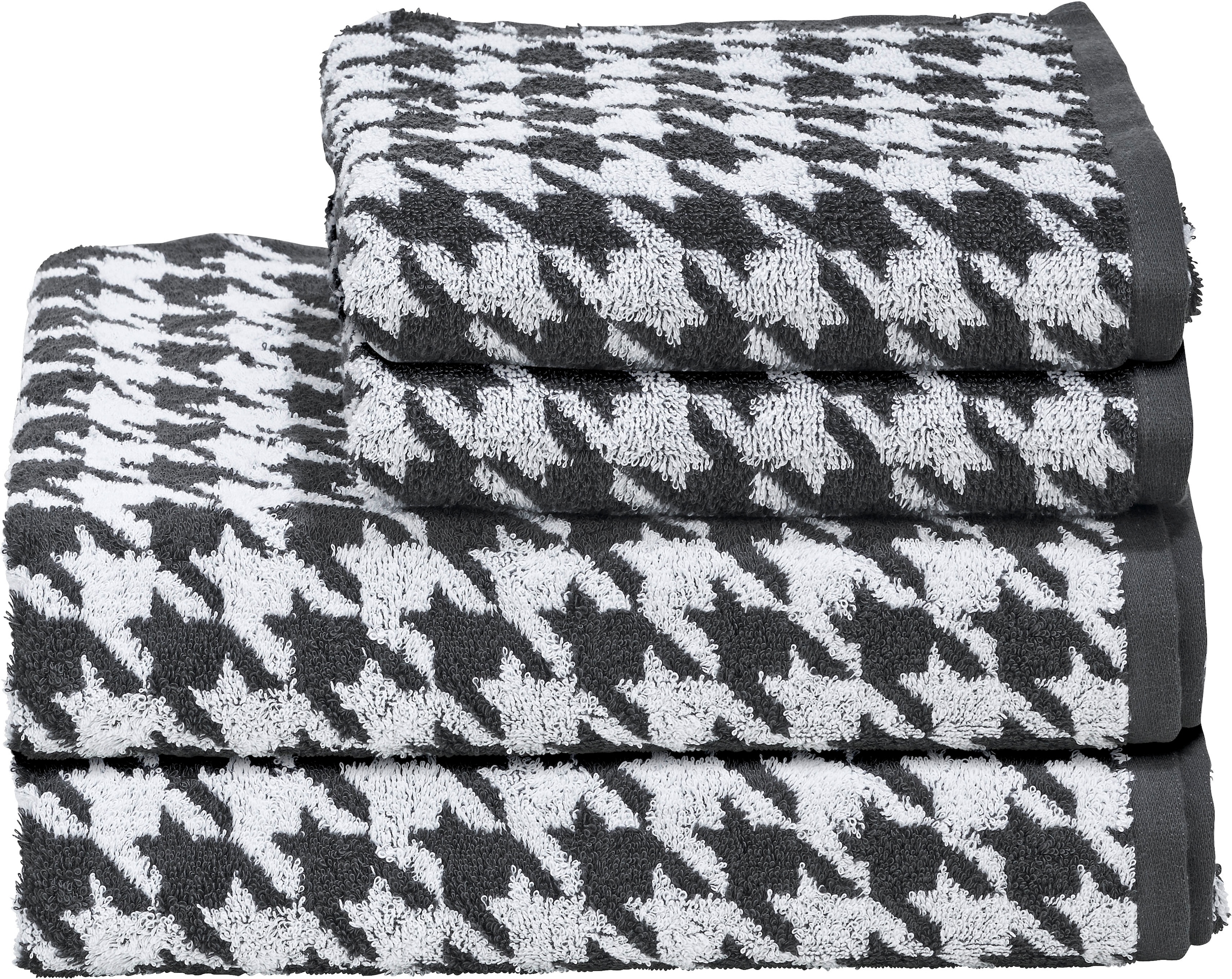 done. Handtuch Set "Daily Shapes Bird" 2x Handtücher & 2x Duschtücher, Jacq günstig online kaufen