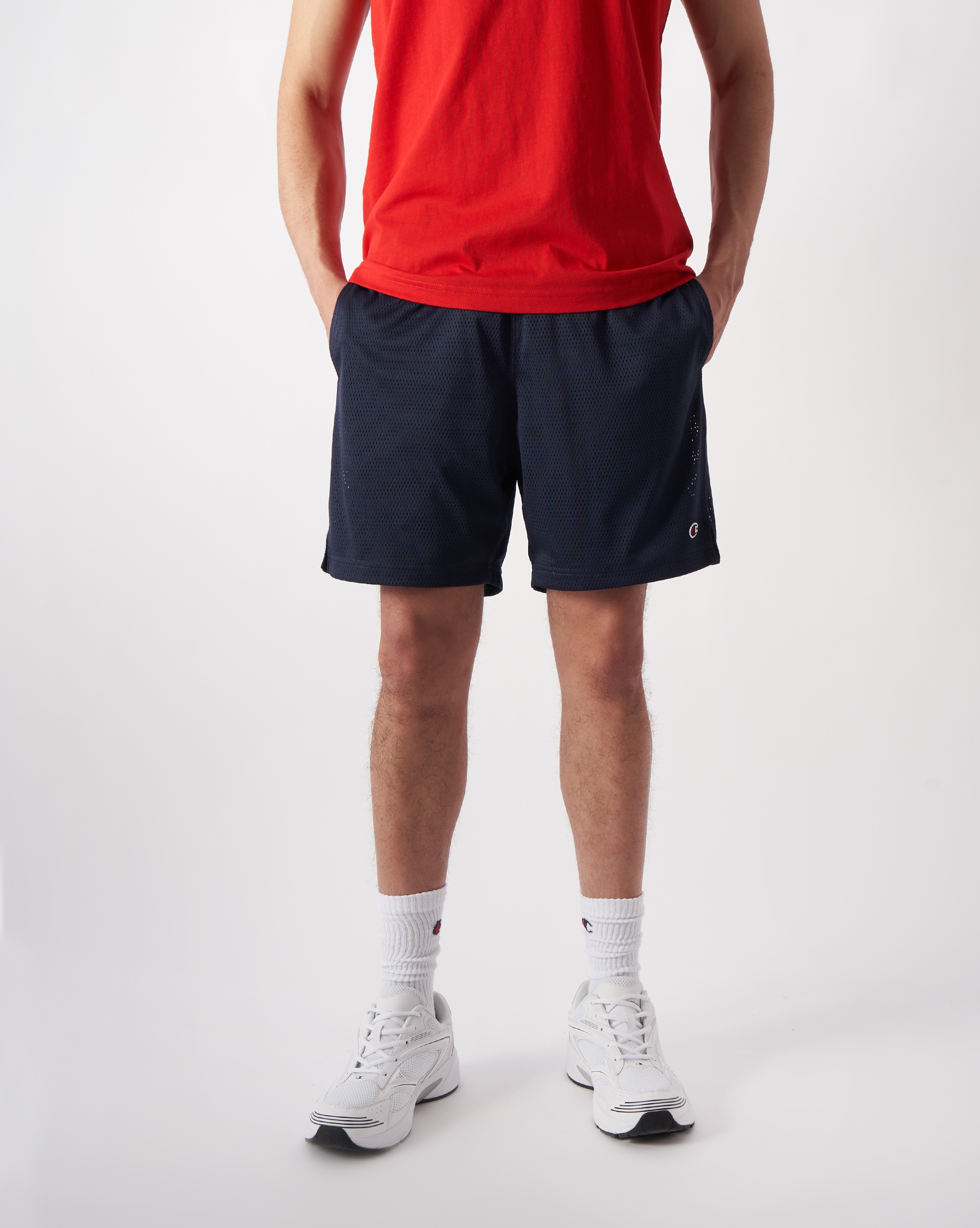 Champion Shorts für sportliche Aktivitäten, aus Polyester, mit Eingrifftasc günstig online kaufen