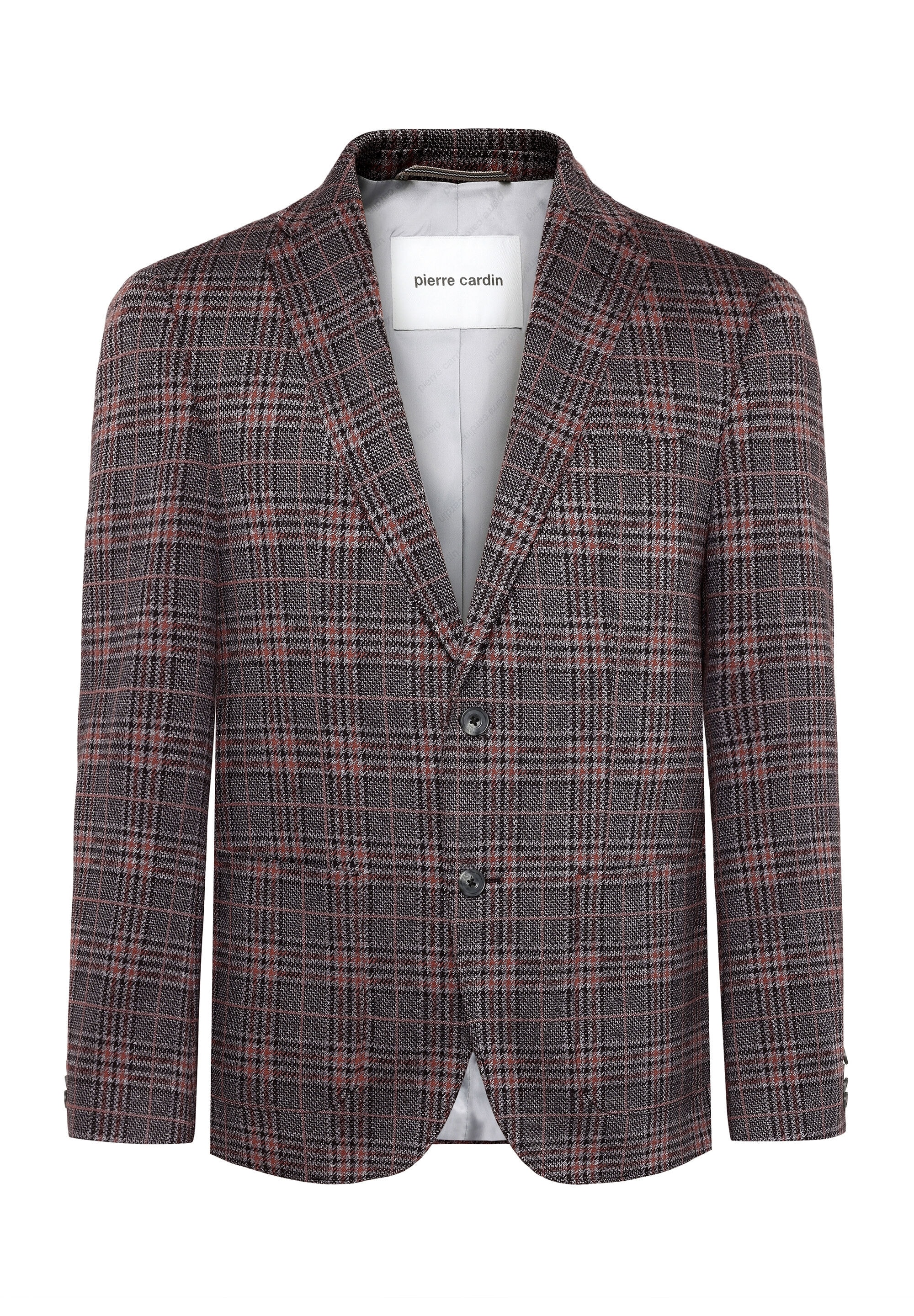 "Sakko PIERRE CARDIN ""Michel"", Herren, Gr. 56, schwarz (sharkgray), Obermaterial: 59% Polyester PES. 23% Baumwolle CO. 17% Viskose CV. 1% Elasthan