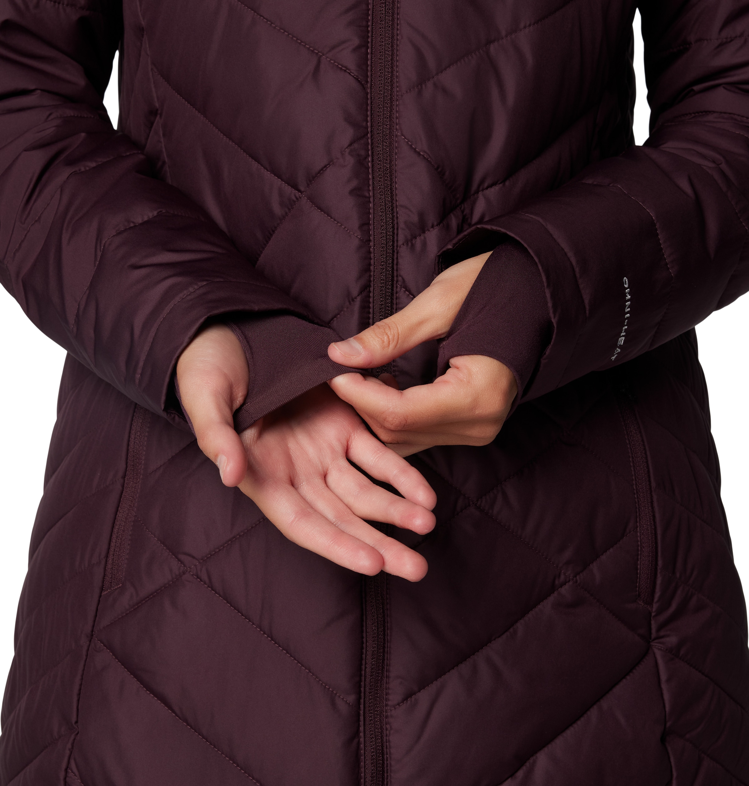 Columbia Steppmantel »HEAVENLY LONG HOODED JACKET«, (1 tlg.)