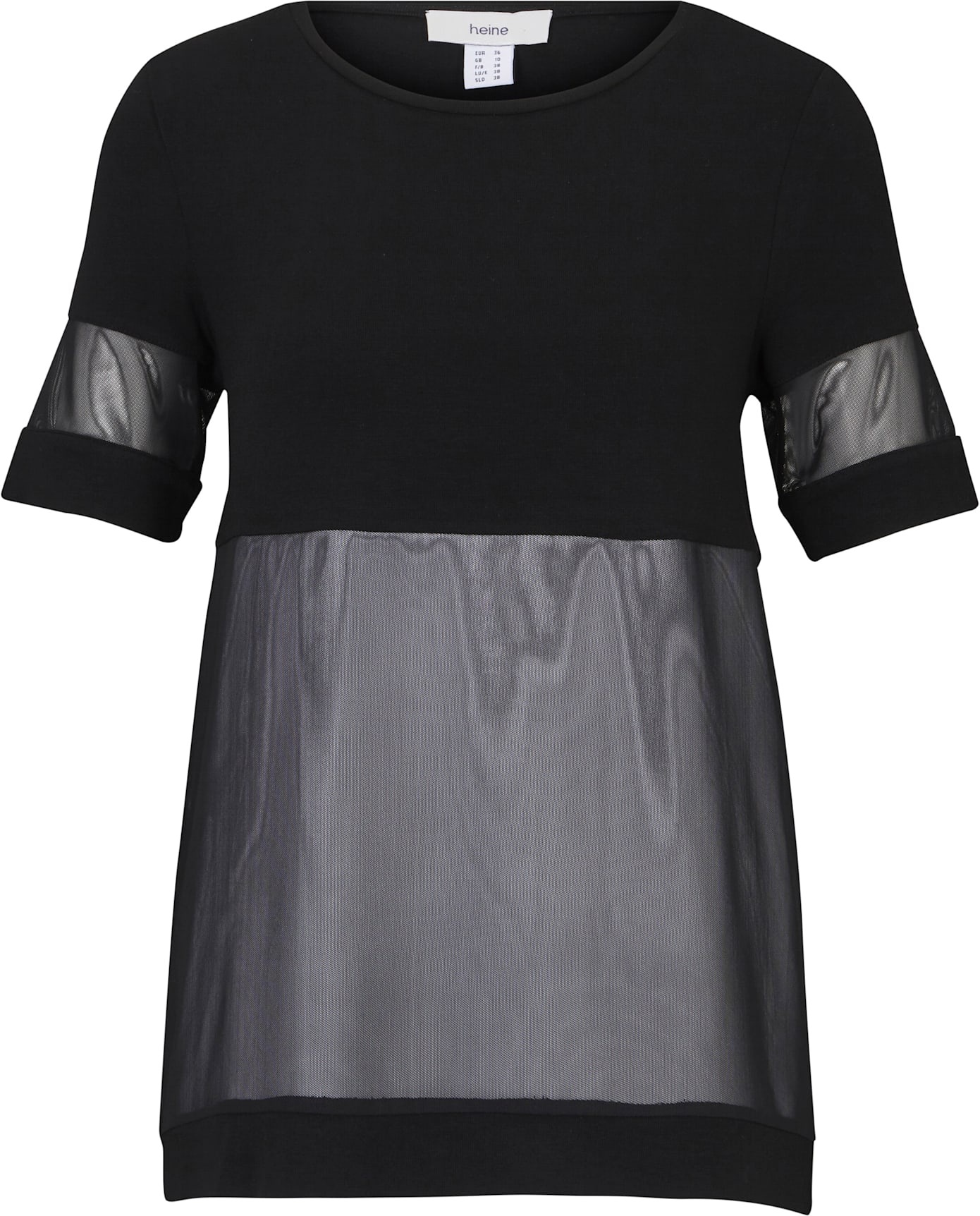 heine Rundhalsshirt »Shirt«, (1 tlg.)