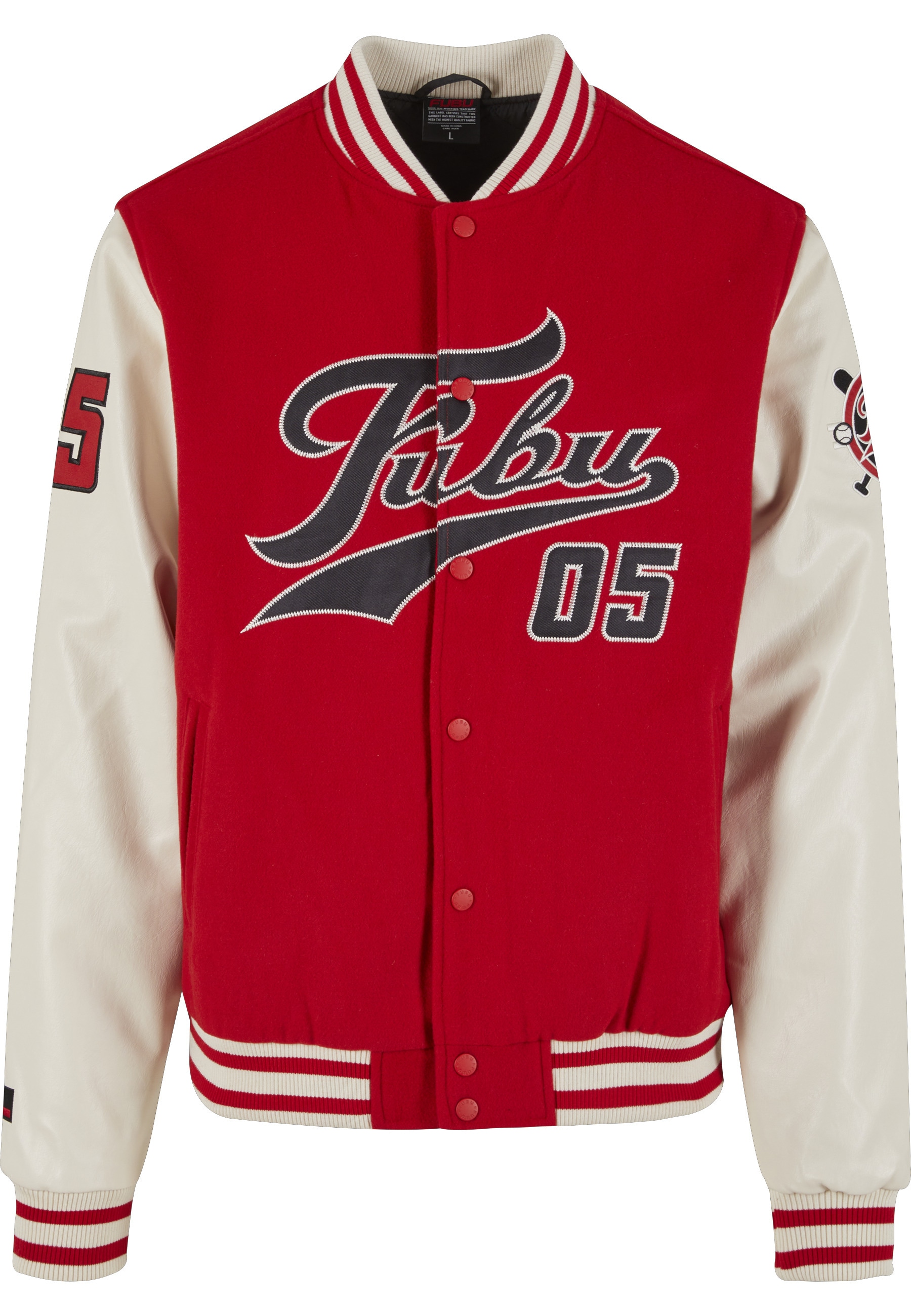 Fubu Collegejacke "Fubu FM243-003-1 Fubu Varsity Block College Jacket" 1 Stk. tlg. ohne Kapuze