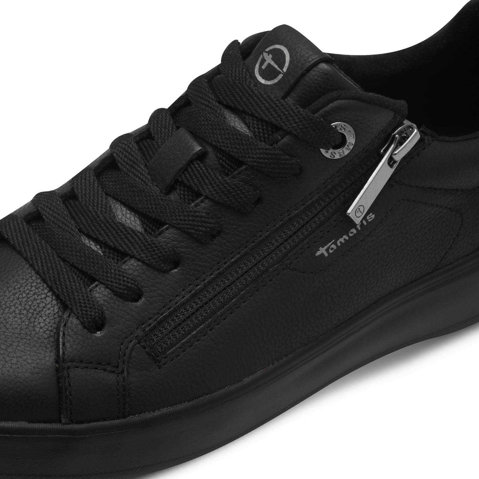 Tamaris Plateausneaker, Freizeitschuh, Halbschuh, Schnürschuh mit Ziernähten